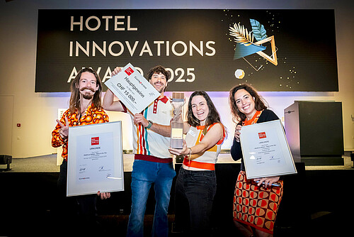 "Waldhuus Bellary" gewinnt Hotel Innovations-Award / GastroSuisse und die Schweizerische Gesellschaft für Hotelkredit fördern innovative Hotel-Konzepte