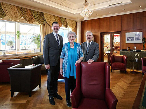 Patrick Jäger, Direktor, Lisbeth Mathys, Eigentümerin, Jürgen Kögler, Verwaltungsrat.