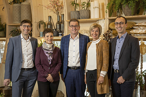 v.l.n.r. Roberto Wittwer, Andrea Eigenmann, Christian Lienhard, Damaris Lienhard, Christian Huber