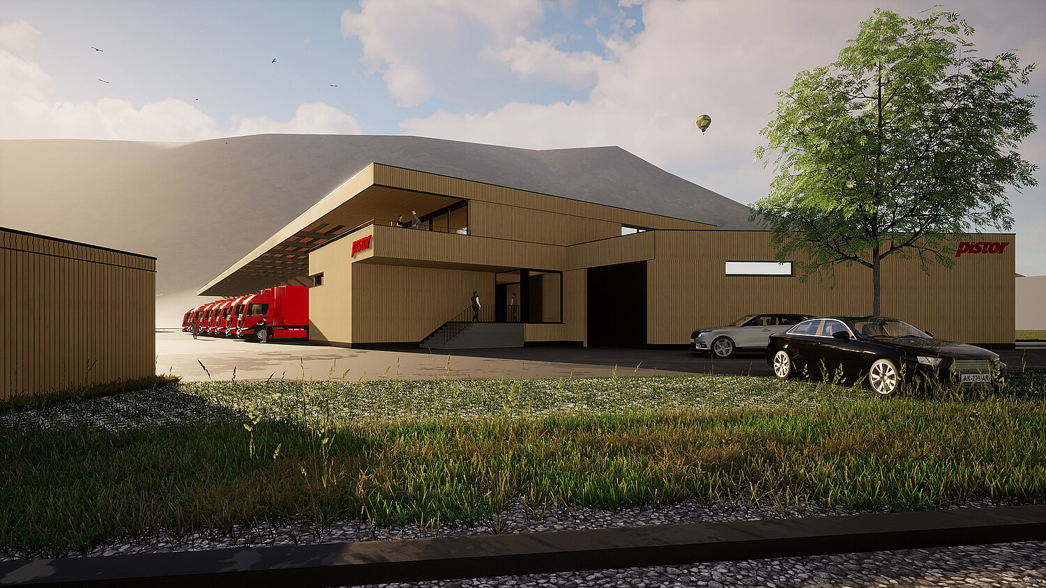 Pistor baut eine nachhaltige Verteilzentrale in der Ostschweiz Pistor baut eine nachhaltige Verteilzentrale in der Ostschweiz