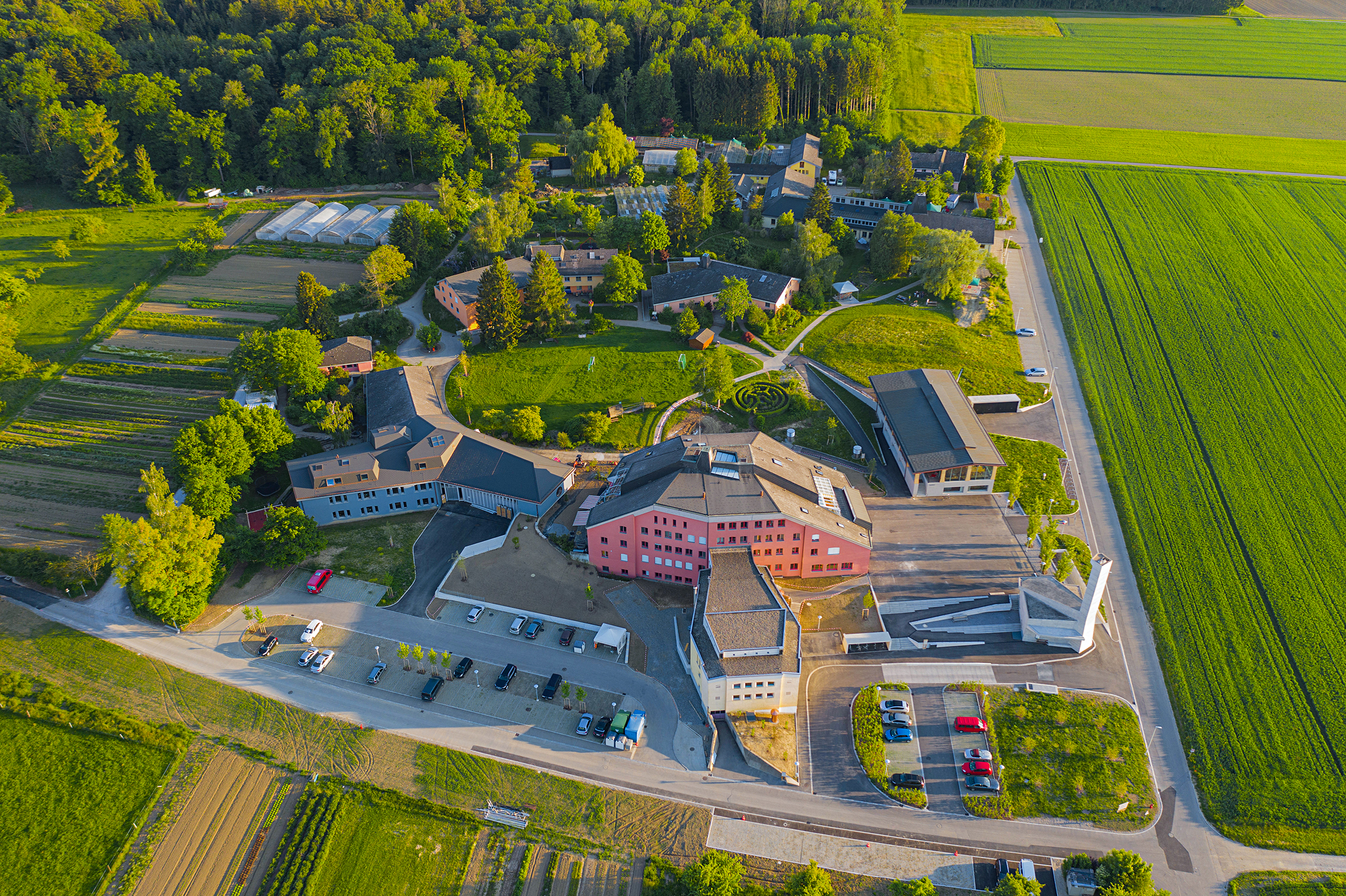 Vom Ekkharthof in Lengwil aus hat man einen schönen Ausblick über den Bodensee.