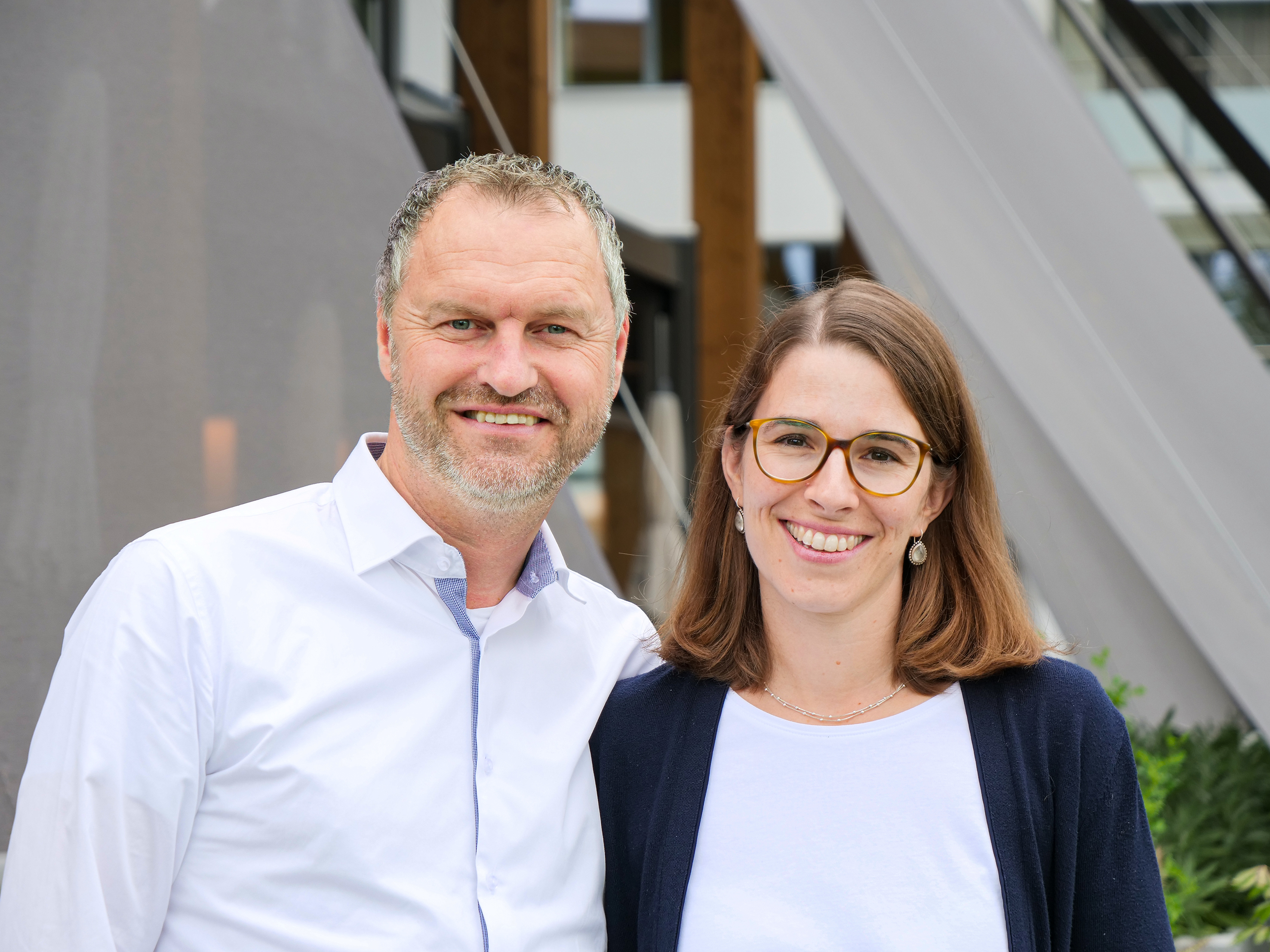 Sie sind Teil des fünfköpfigen Kernteams: Eli und Katharina Wengenmaier.