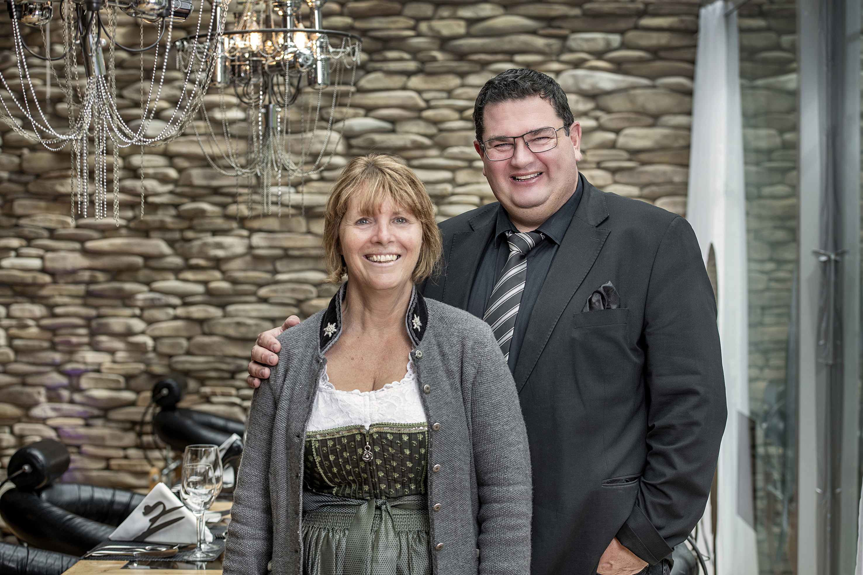 Die Gastgeber Esther und Fabian Zurbriggen.