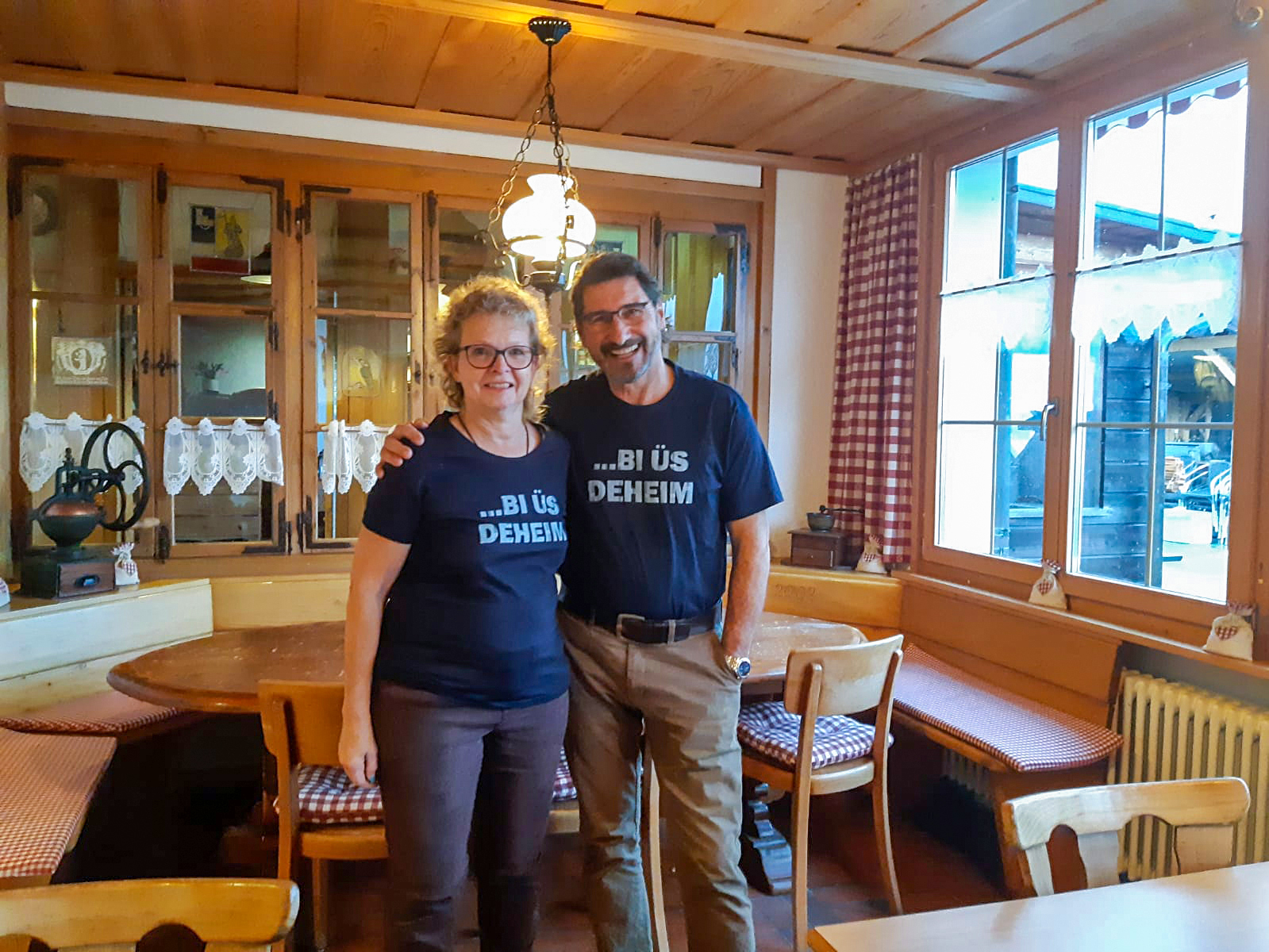 Die Gastgeber Franziska und Ron Robberegt.