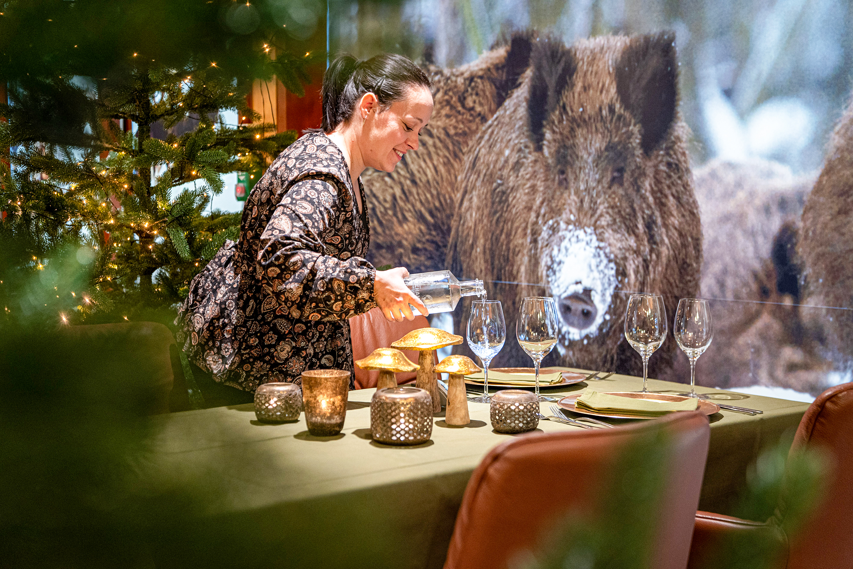 Das BWT-Wasser kommt auch bei den Gästen gut an – der Liter wird zum halben Preis im Vergleich zu herkömmlichem Mineralwasser angeboten.