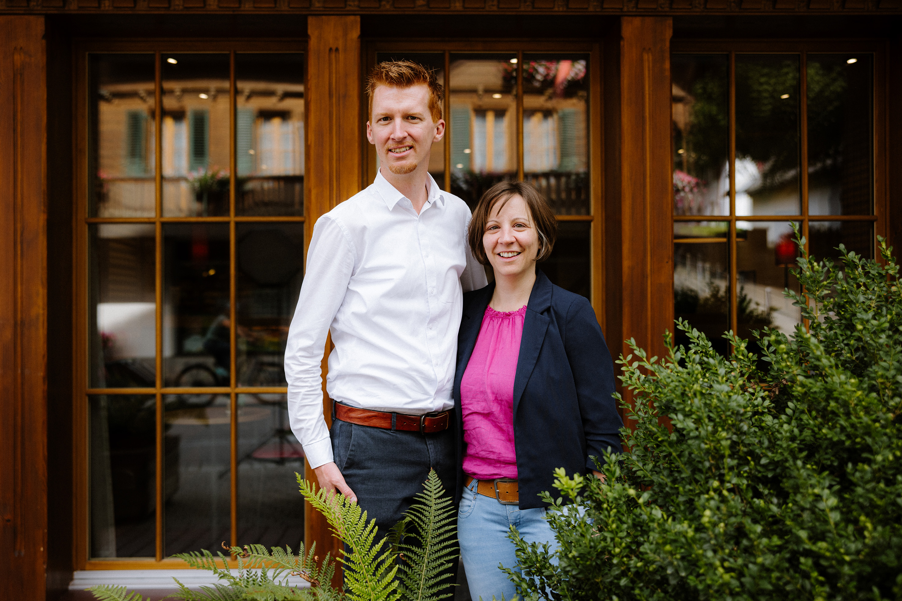 Karin und Mathias Fankhauser, Gastgeber Hotel Adler, Adelboden