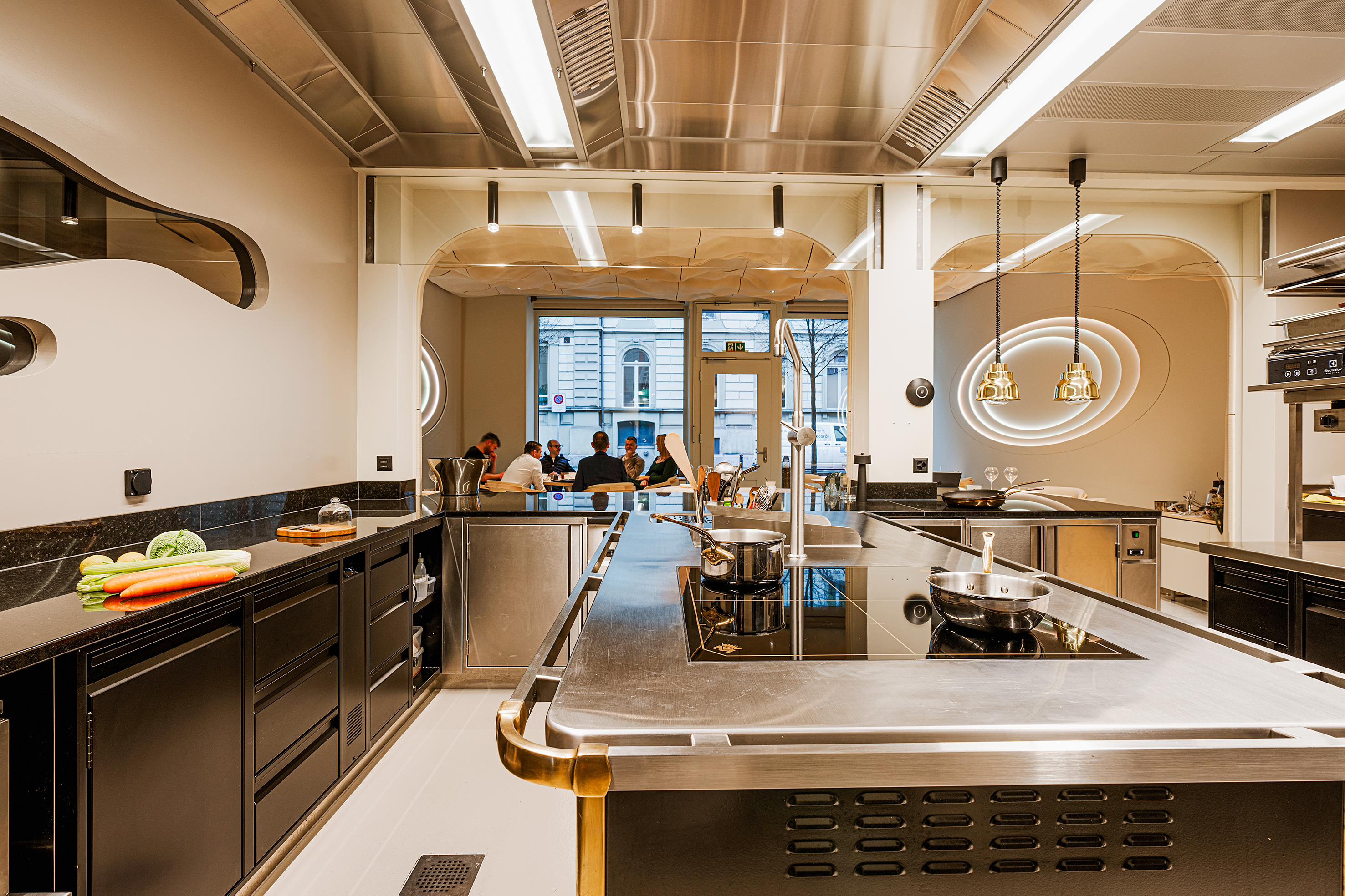 Die offene Küche soll die Barriere zwischen Küche und Gast durchbrechen.