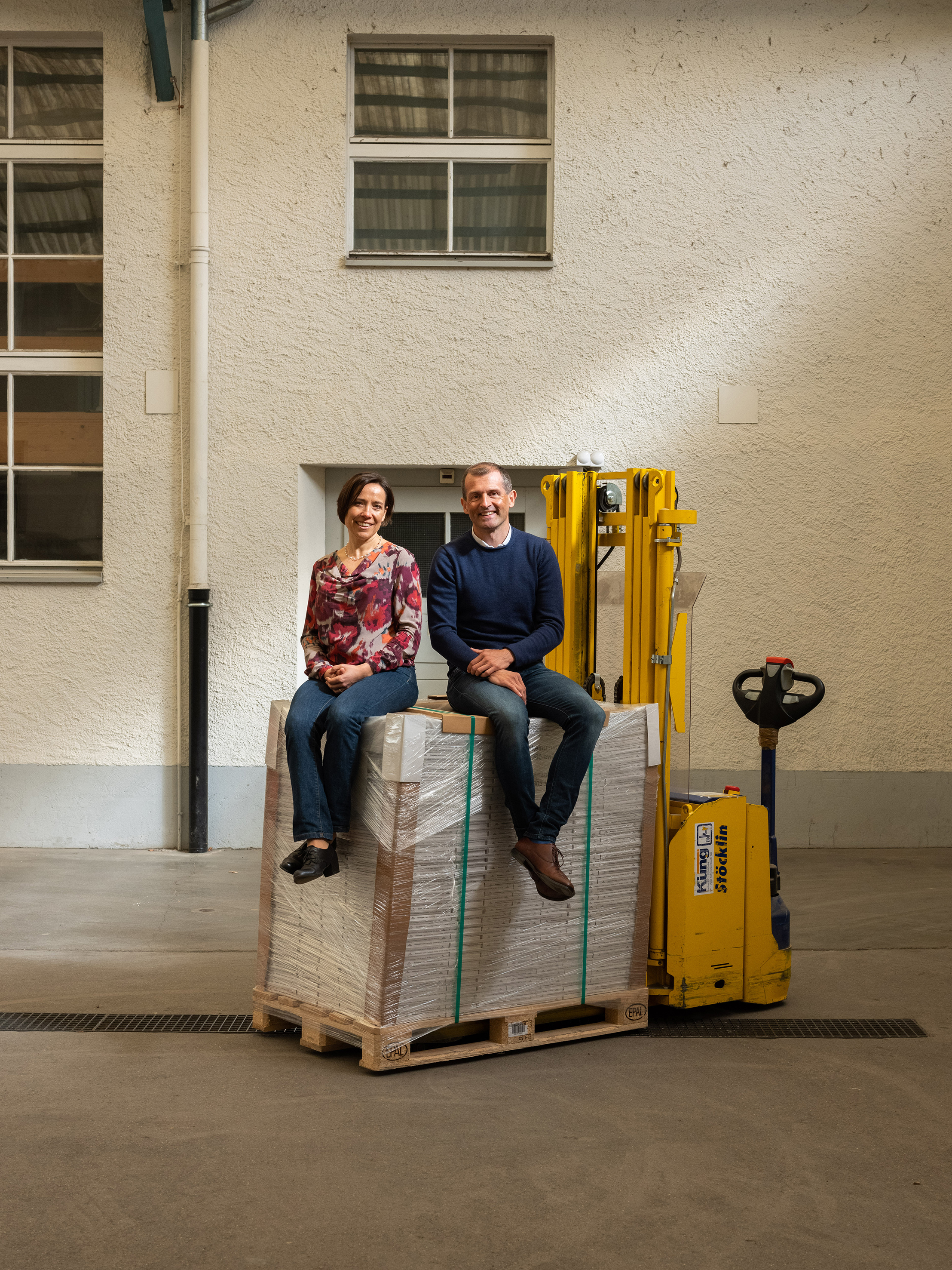 Die Geschäftsführung: Julia Habermehl und Roger Huber.