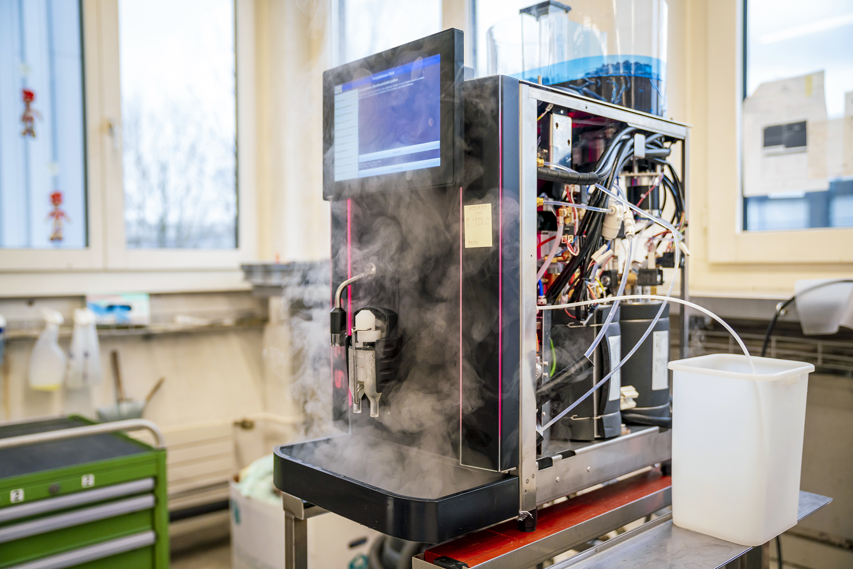 Eine Rex-Royal- Kaffeemaschine besteht im Schnitt zu 75 Prozent aus Edelstahl. Das macht sie robust und sorgt für eine lange Lebensdauer.