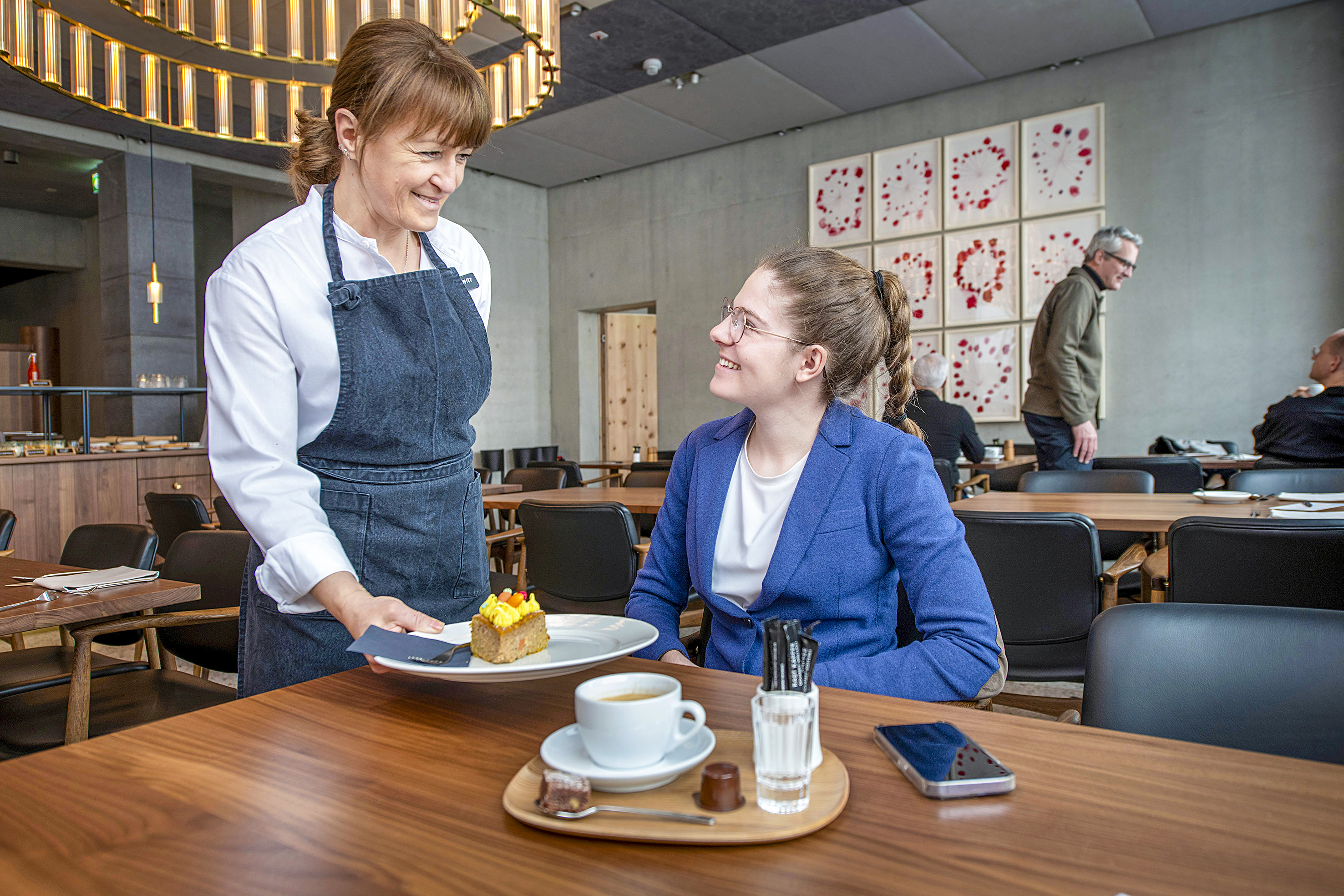 Engadiner Gastfreundschaft im Restaurant des Maistra.