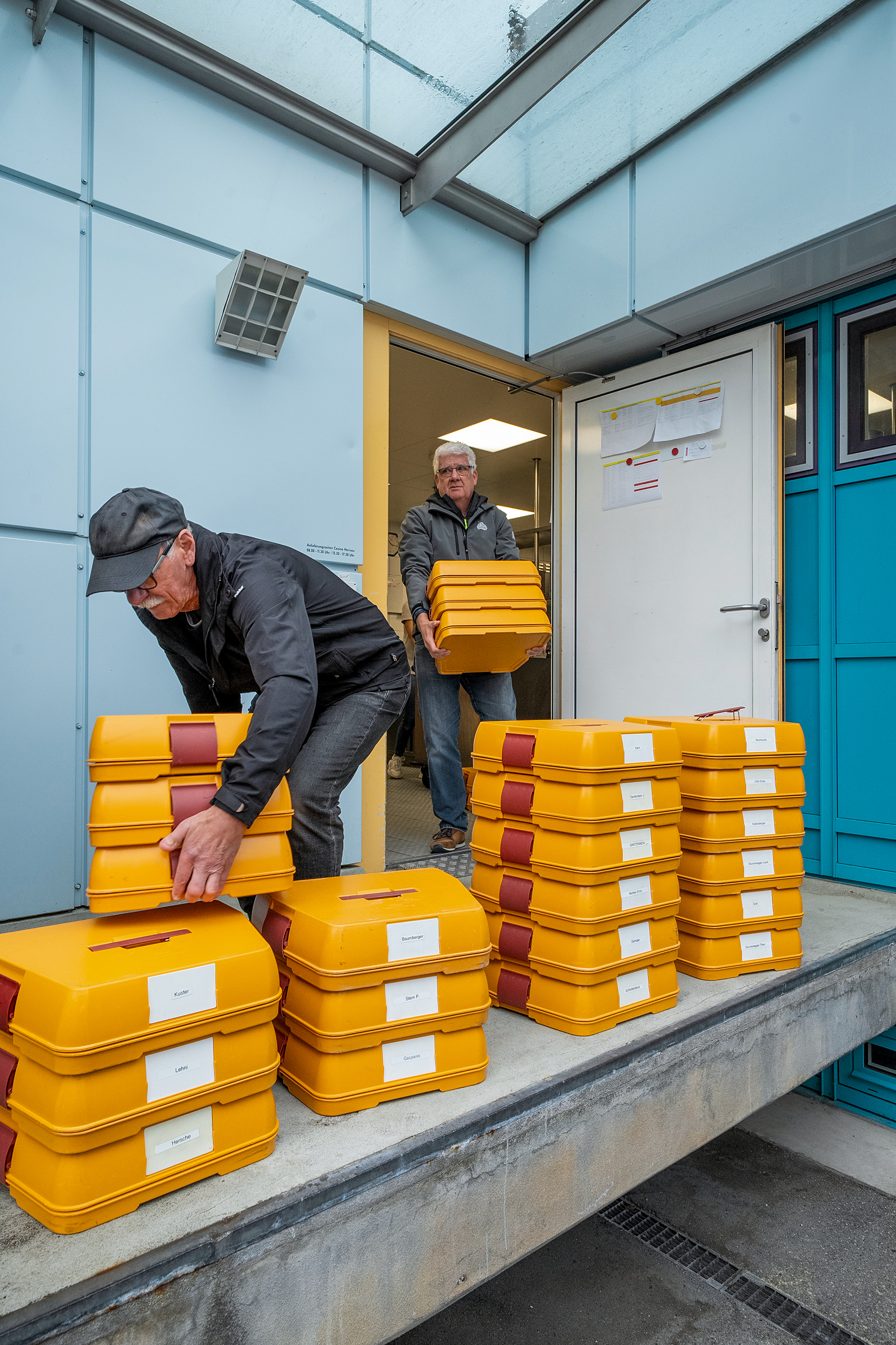 Die unbeheizten Einzelportionsboxen sind für den Home-Food-Service täglich im Einsatz – eine Dienstleistung, die sich vor allem im Spitex-Bereich bewährt.
