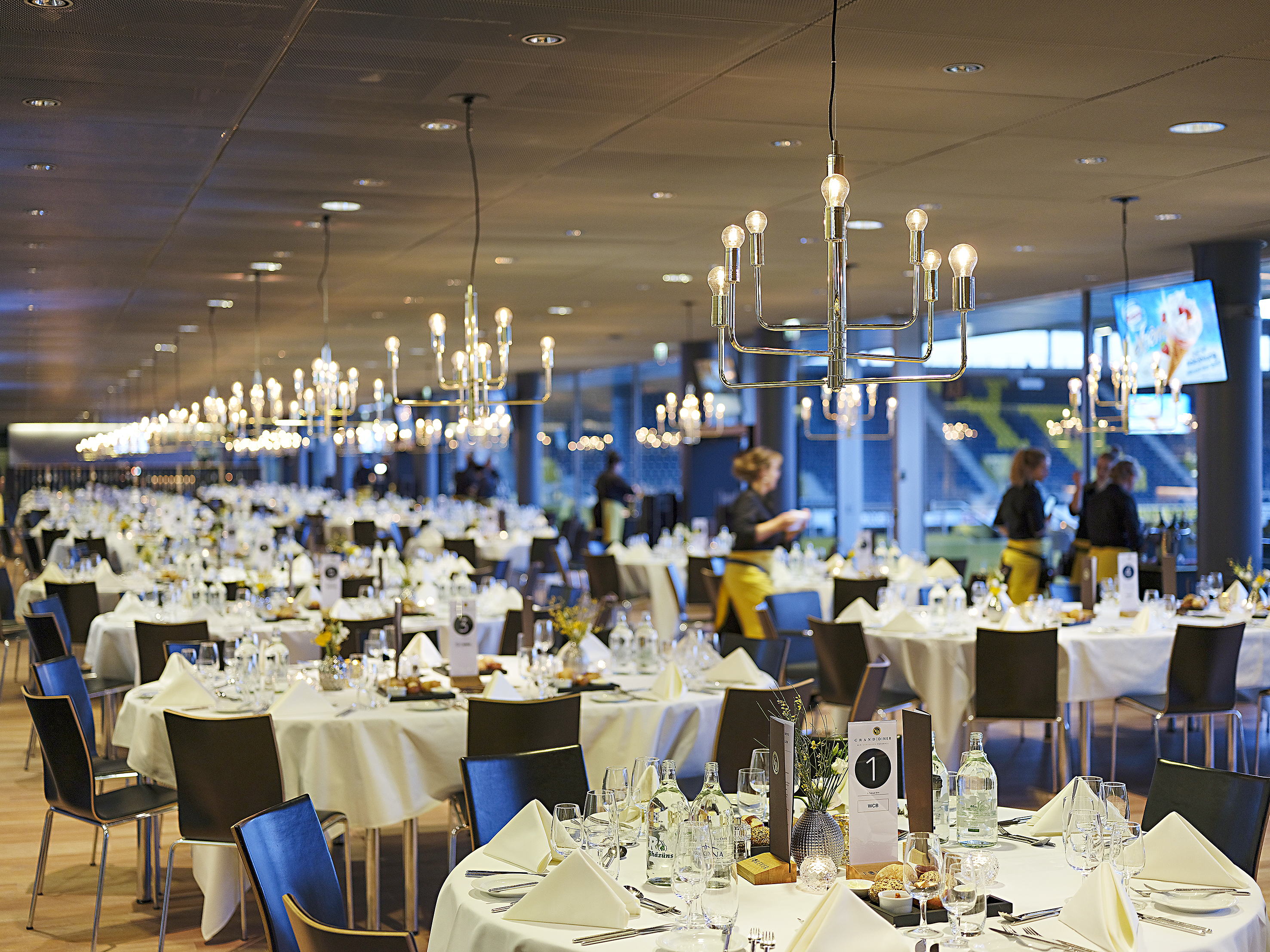 VIP- und Publikumscatering sind die beiden anderen Standbeine der YB Gastro AG – auch hier bietet Transgourmet einen zuverlässigen Service.