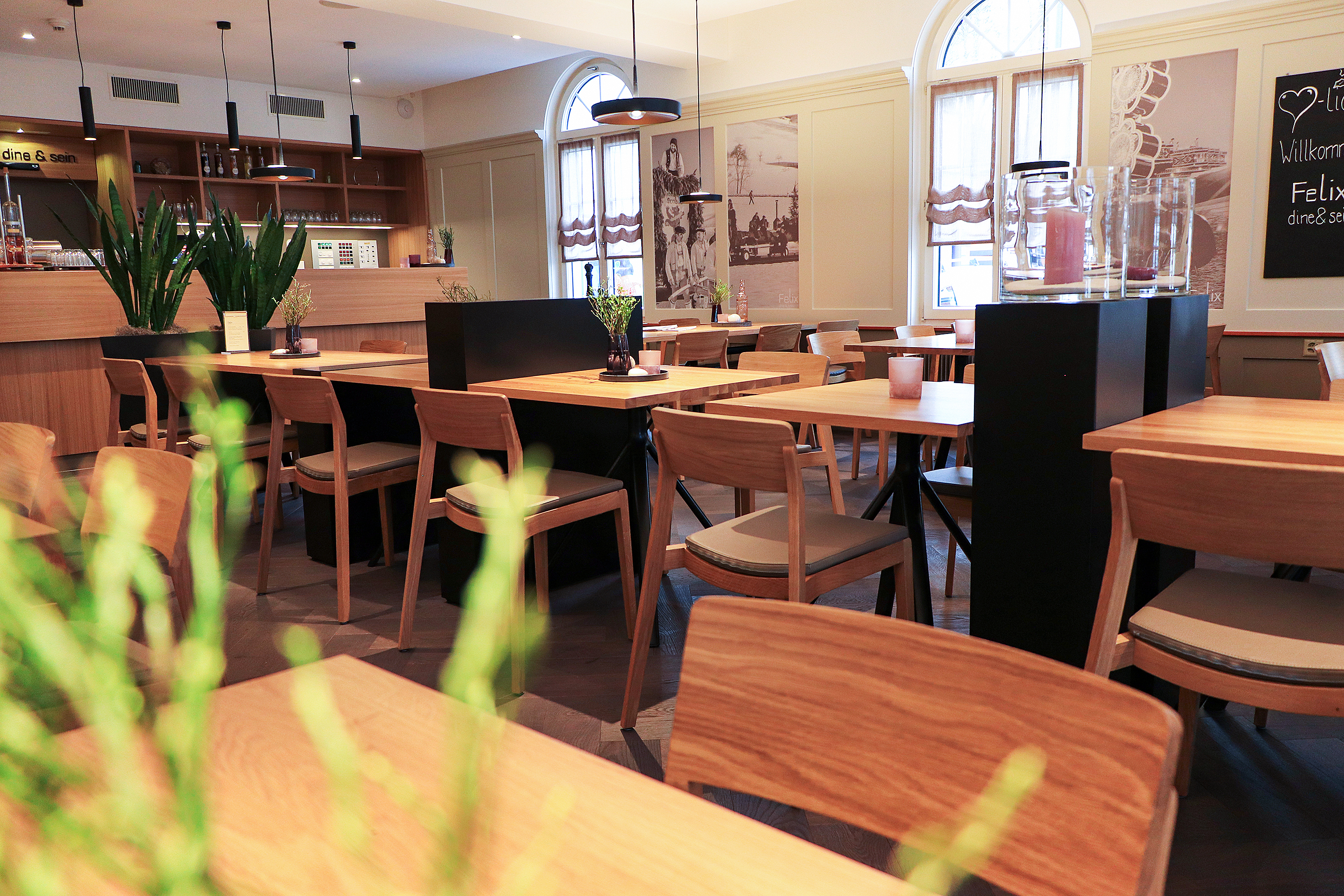 Nach dem Umbau vor fünf Jahren eröffnete Felix dine & sein im Kulturzentrum Casino Herisau  und sorgt seither für kulinarische Genusserlebnisse.