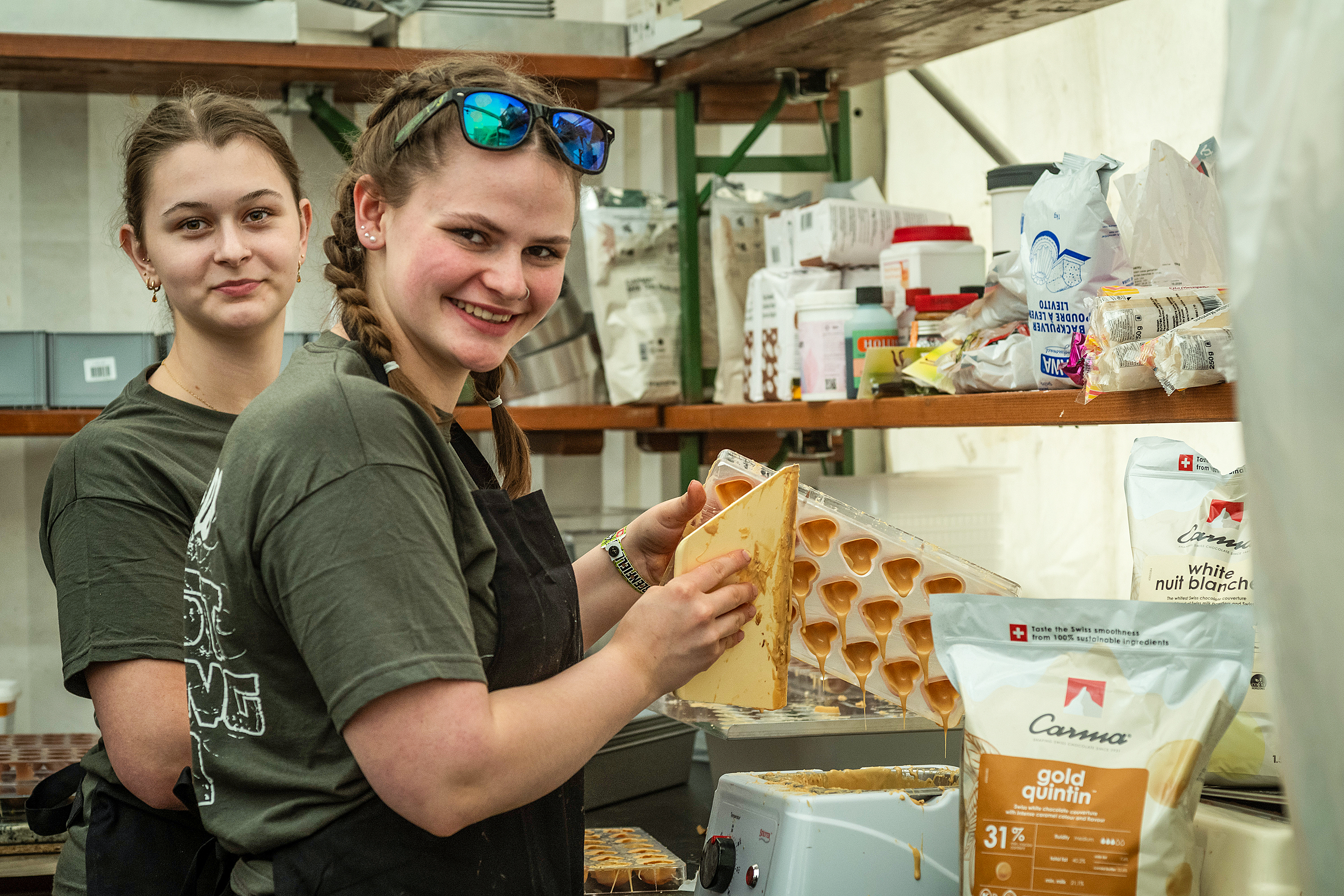 Mit Spass und Engagement dabei.