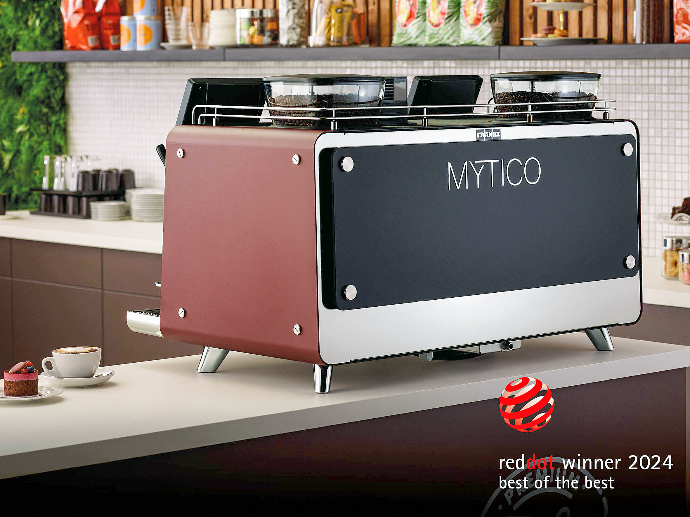 Franke Mytico besticht durch ihren Retro-Look, die Benutzerfreundlichkeit und gleichbleibende In-Cup-Qualität.