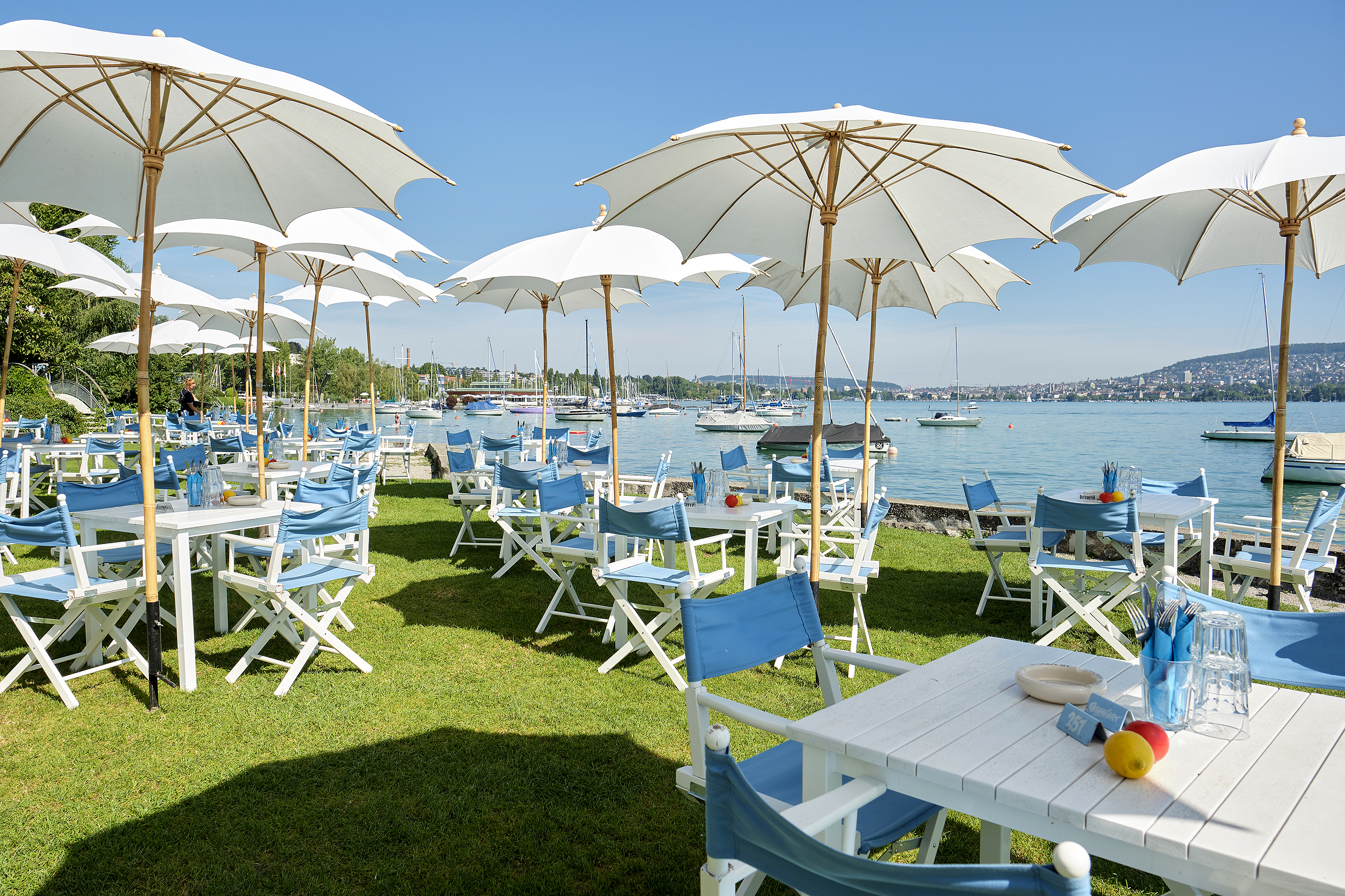 Fast hat man das Gefühl, man sei an der Côte d’Azur anstatt am Zürichsee.