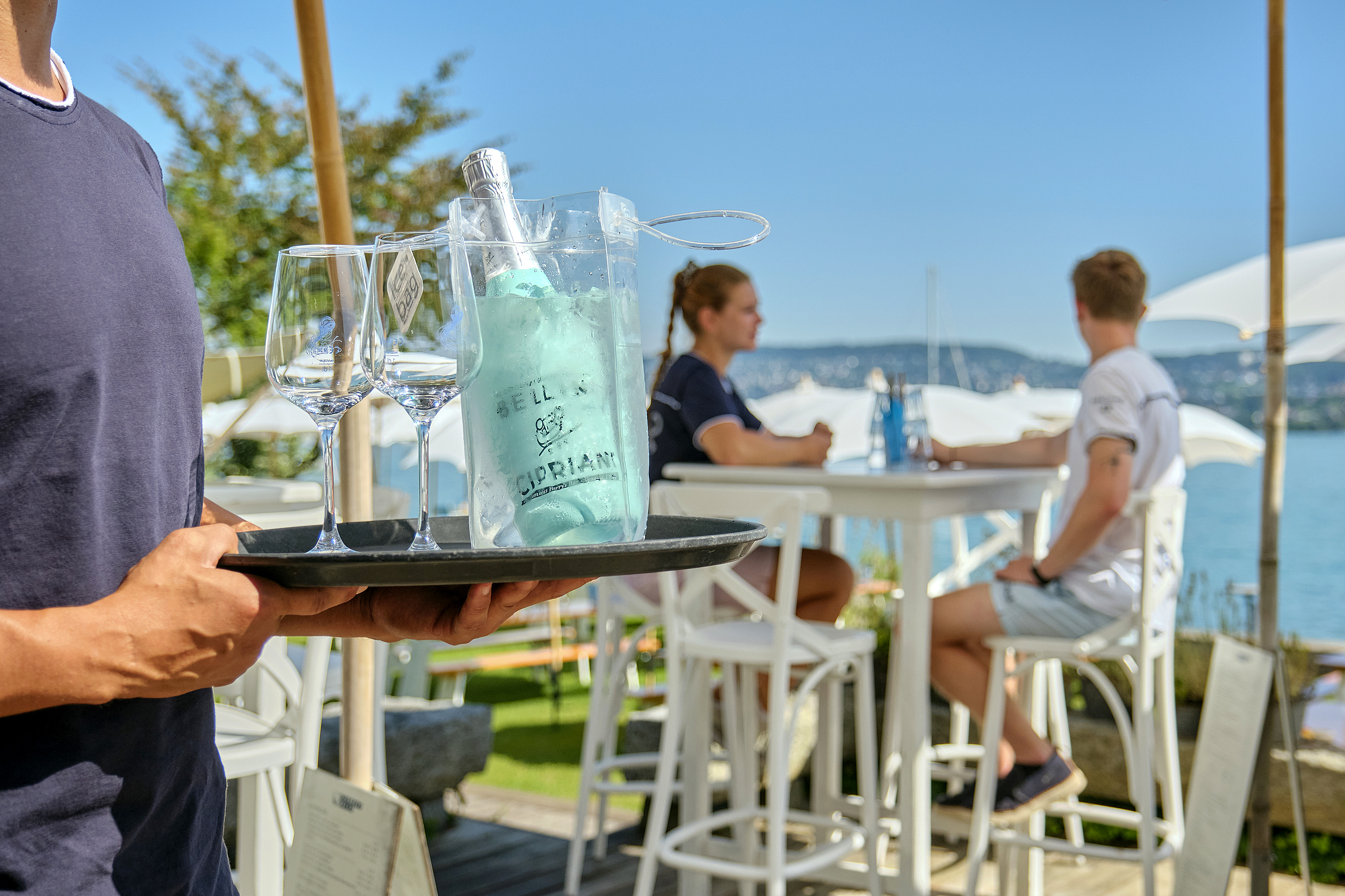 Der Cipriani Bellini kommt bei verschiedensten Gästesegmenten im Fischer’s Fritz sehr gut an.