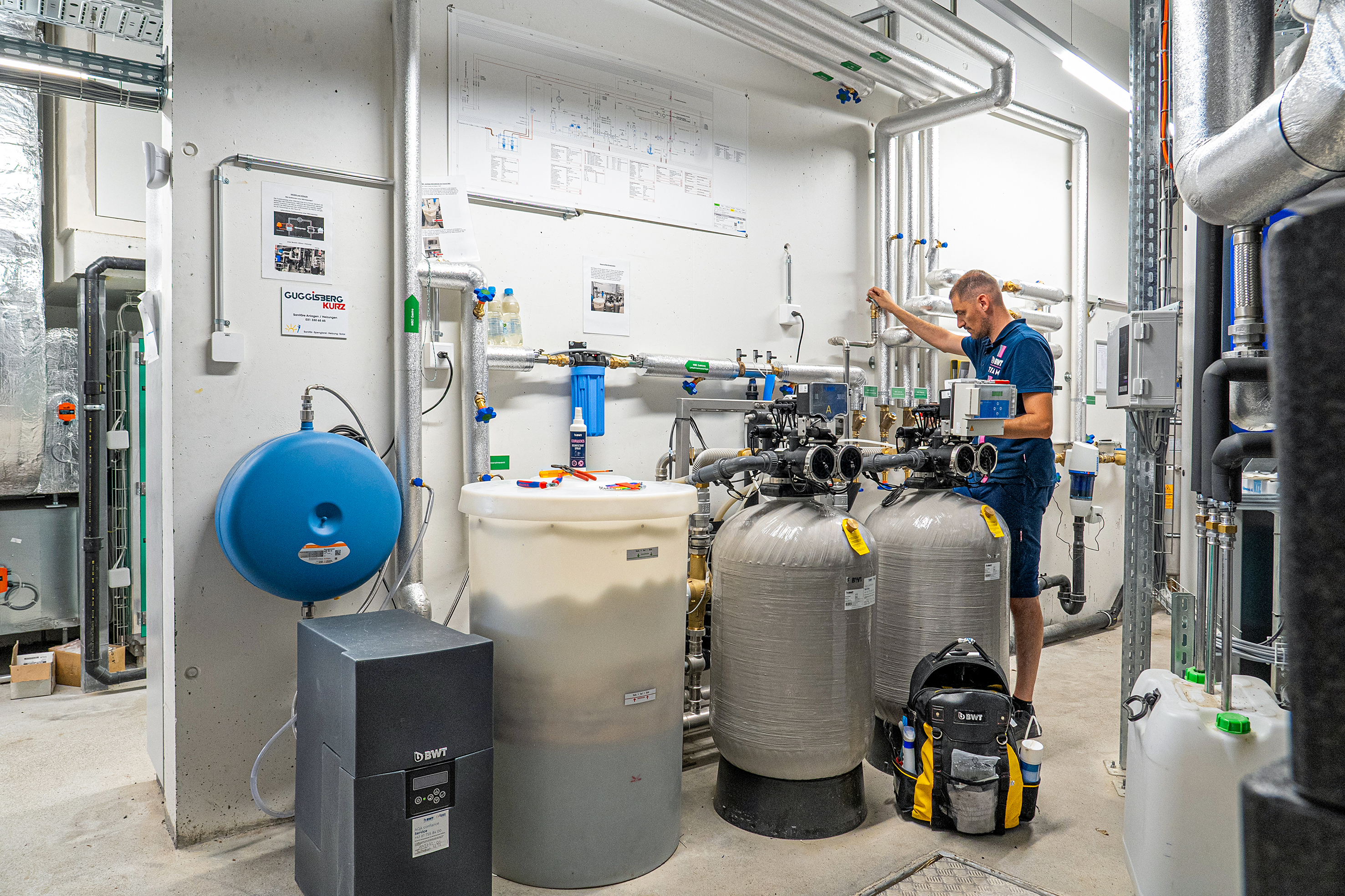 Mit ein paar Handgriffen erledigt: der CO2-Gasflaschenaustausch.