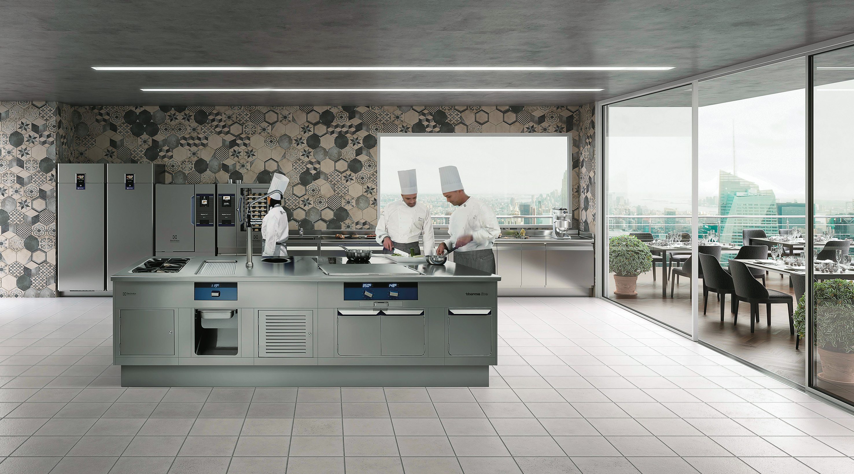 thermaline – die modulare Herdreihe mit massgeschneiderten Kochblöcken.