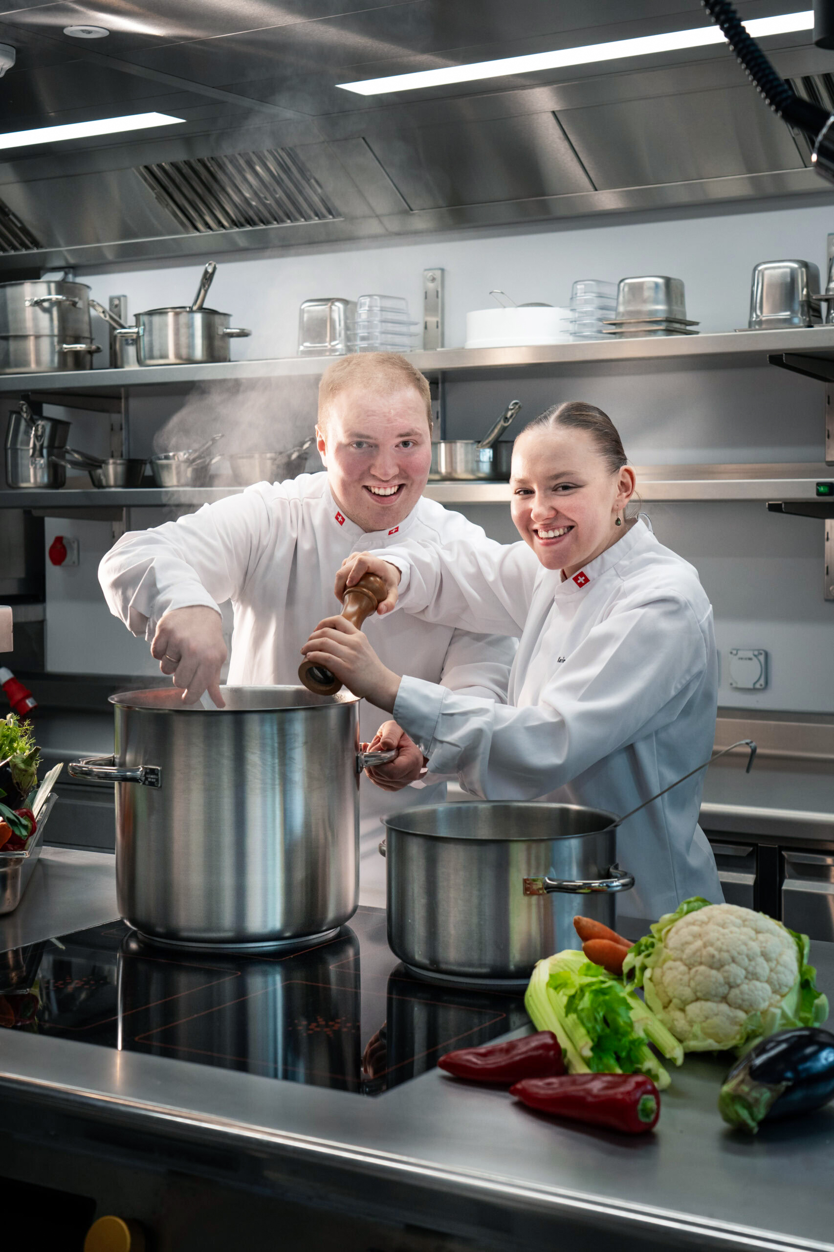 Karina Fruman und Simon Grimbichler.