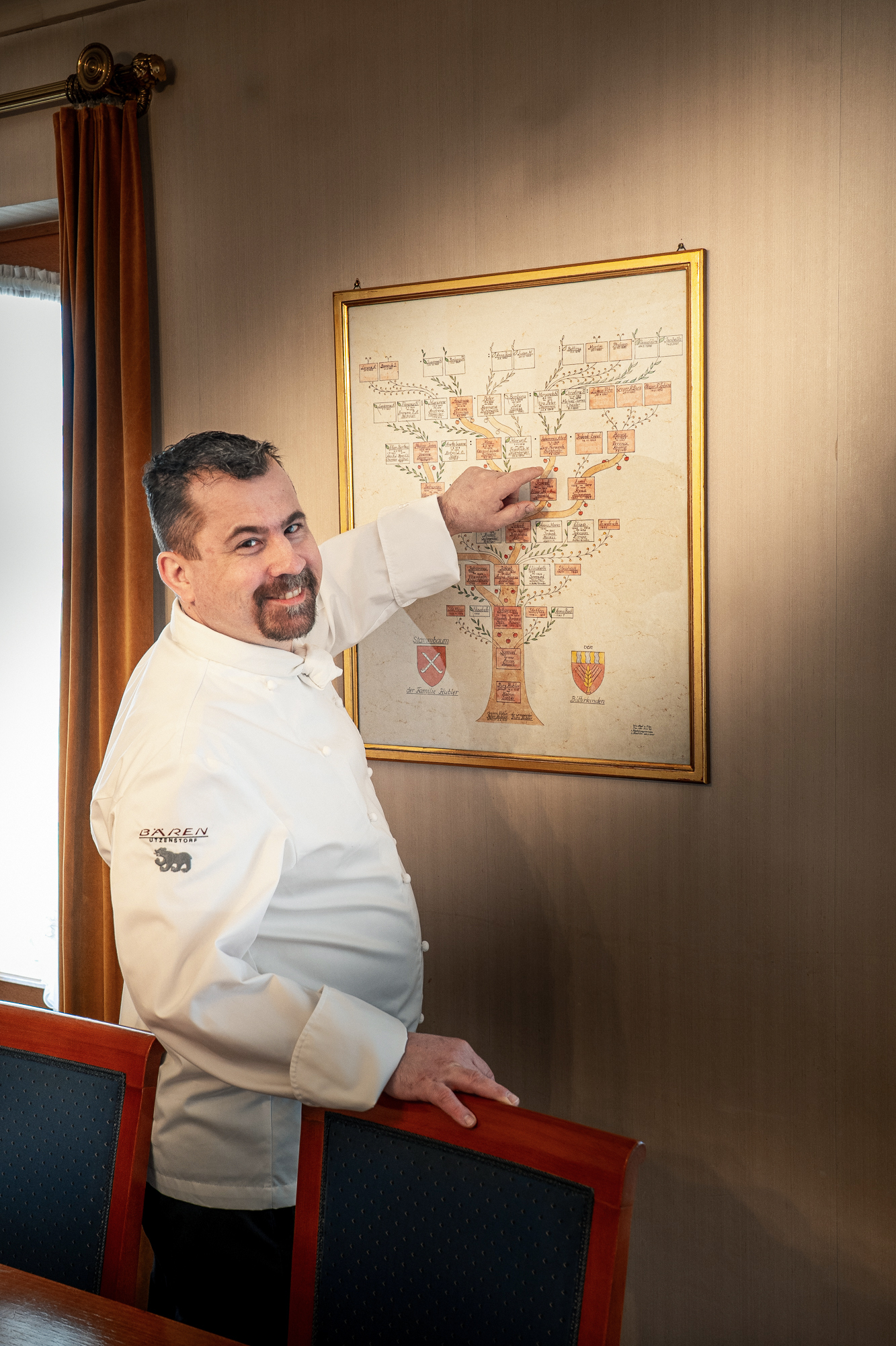 Ein beeindruckender Stammbaum: Martin Thommen führt den Gasthof in der 14. Generation.