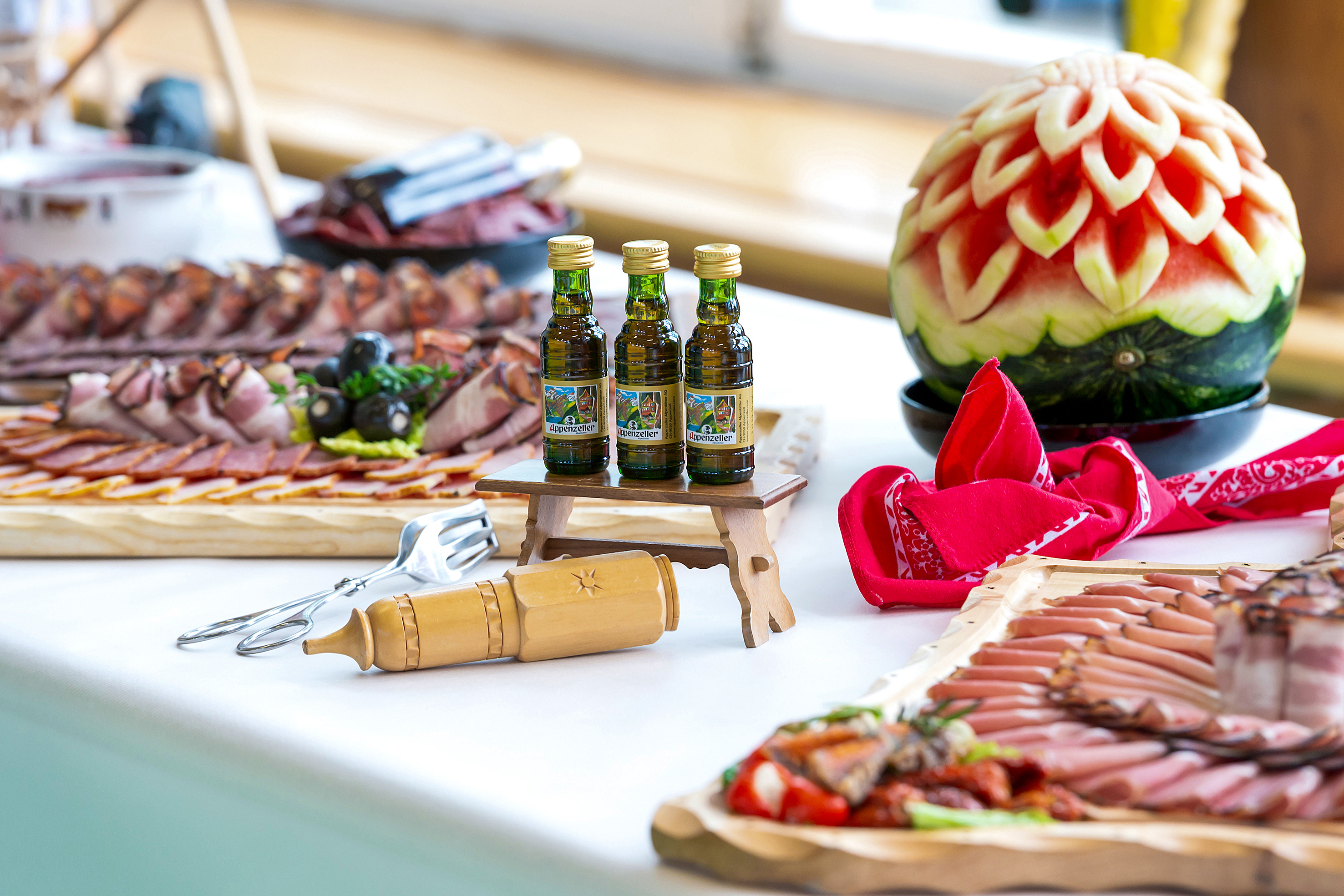 Marcel Wetter führt den Cateringbereich der Wetter Metzg. Als gelernter Koch ist er auch für mehrgängige Dinner bestens gerüstet.