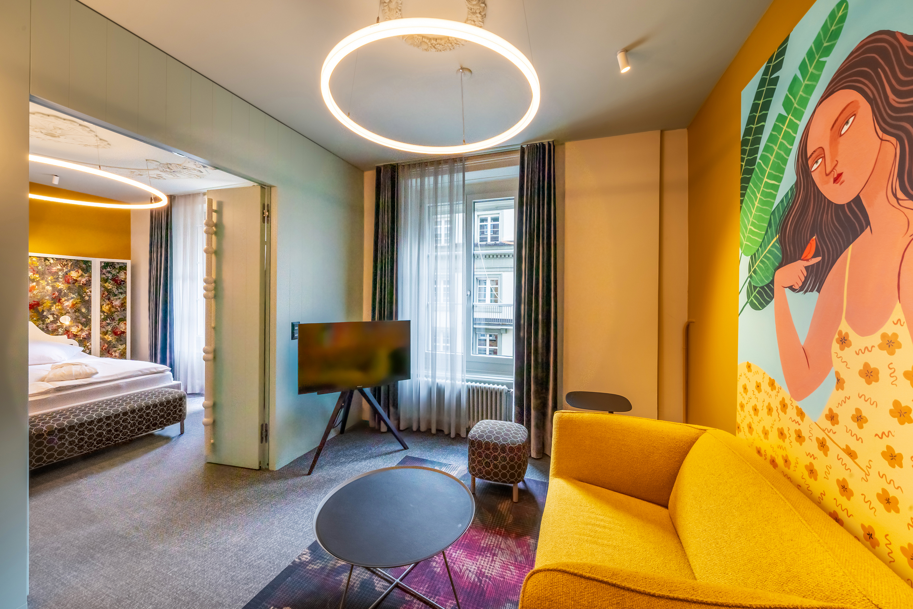 Die Hotelzimmer in unterschiedlichen Kategorien sind mit viel Charme gestaltet.