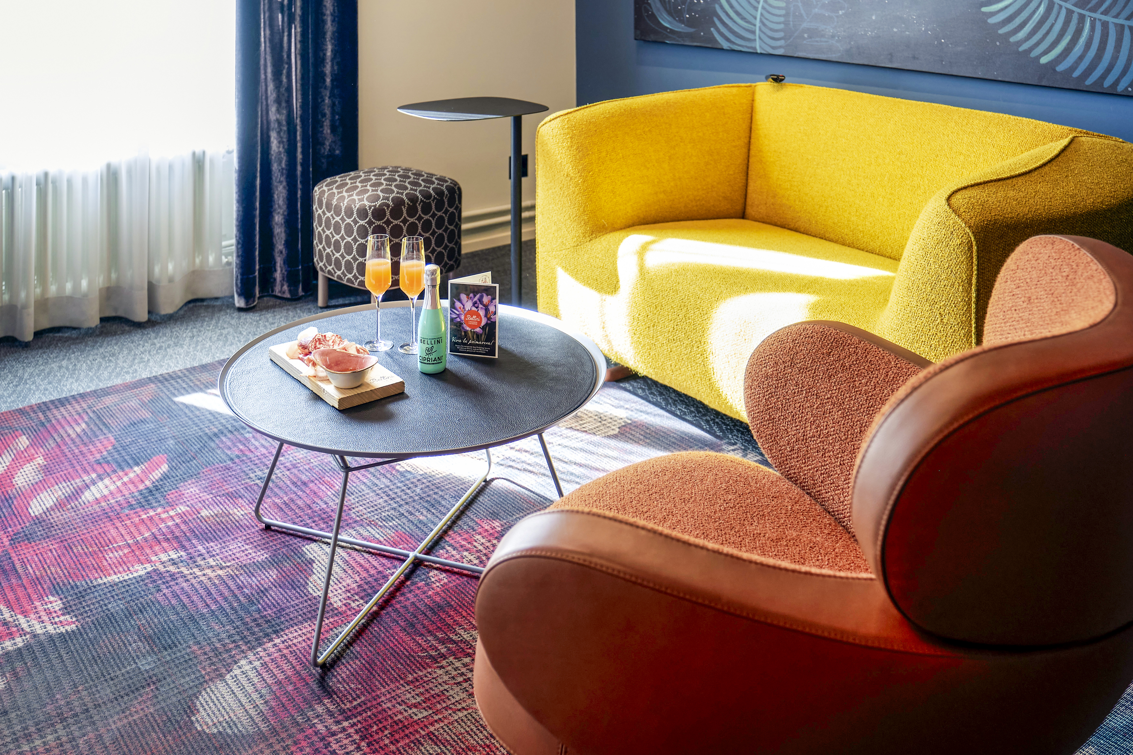 Neustens versüsst ein Bellini als Welcome-Drink den Gästen die Ankunft im Hotel Continental Park.