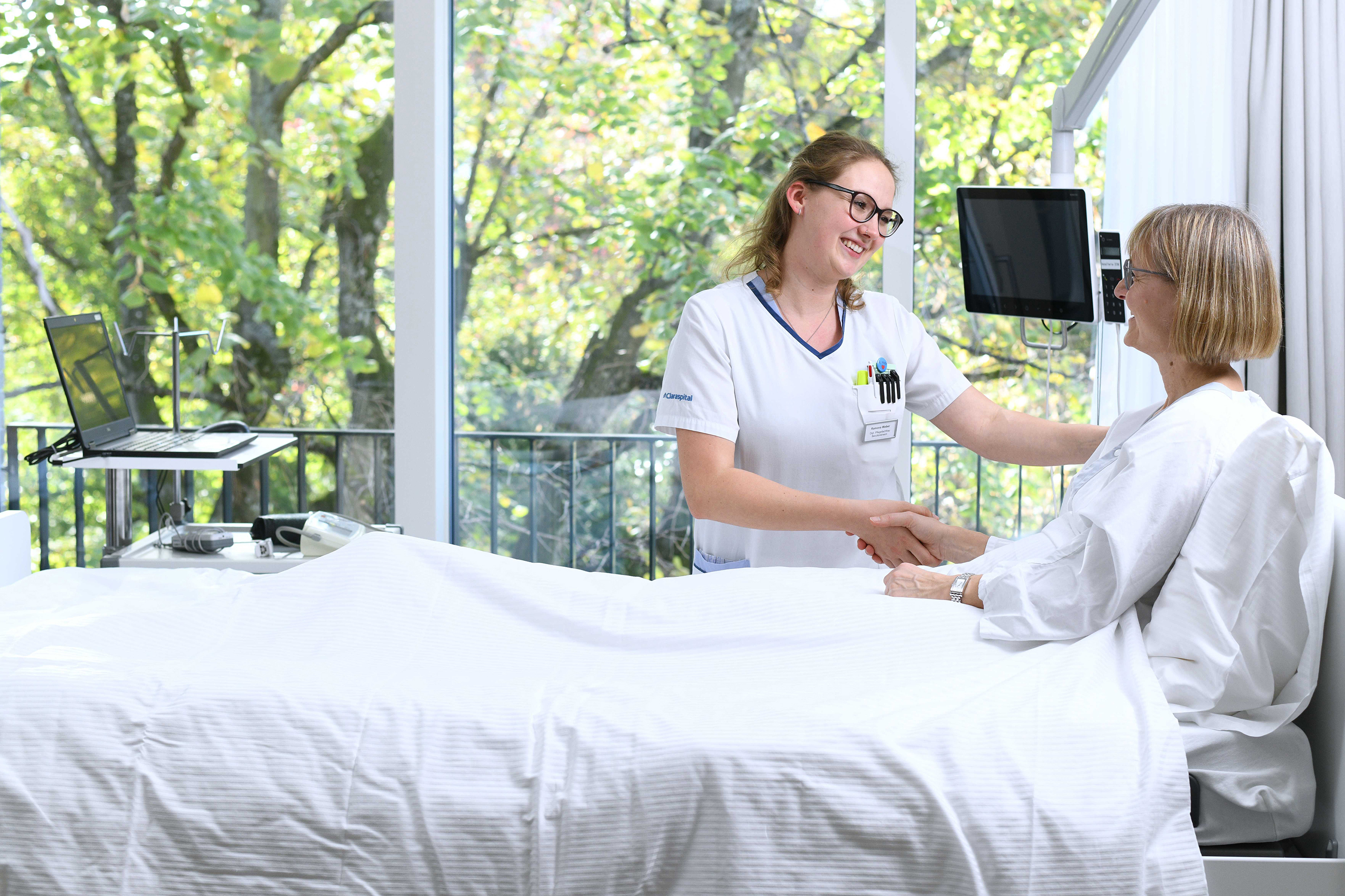 Mit seinen 200 Betten und 1200 Mitarbeitenden ist das Spital leistungsstark und trotzdem überschaubar.