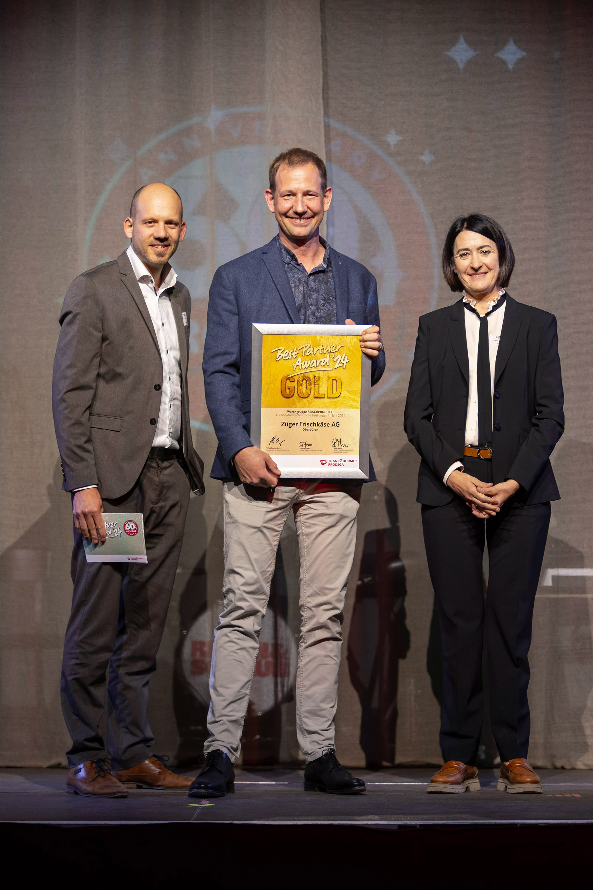 Frischprodukte: Reto Menzi, Transgourmet Schweiz AG, Ivo Rutz, Züger Frischkäse AG, Irene Appel, Transgourmet Schweiz AG.