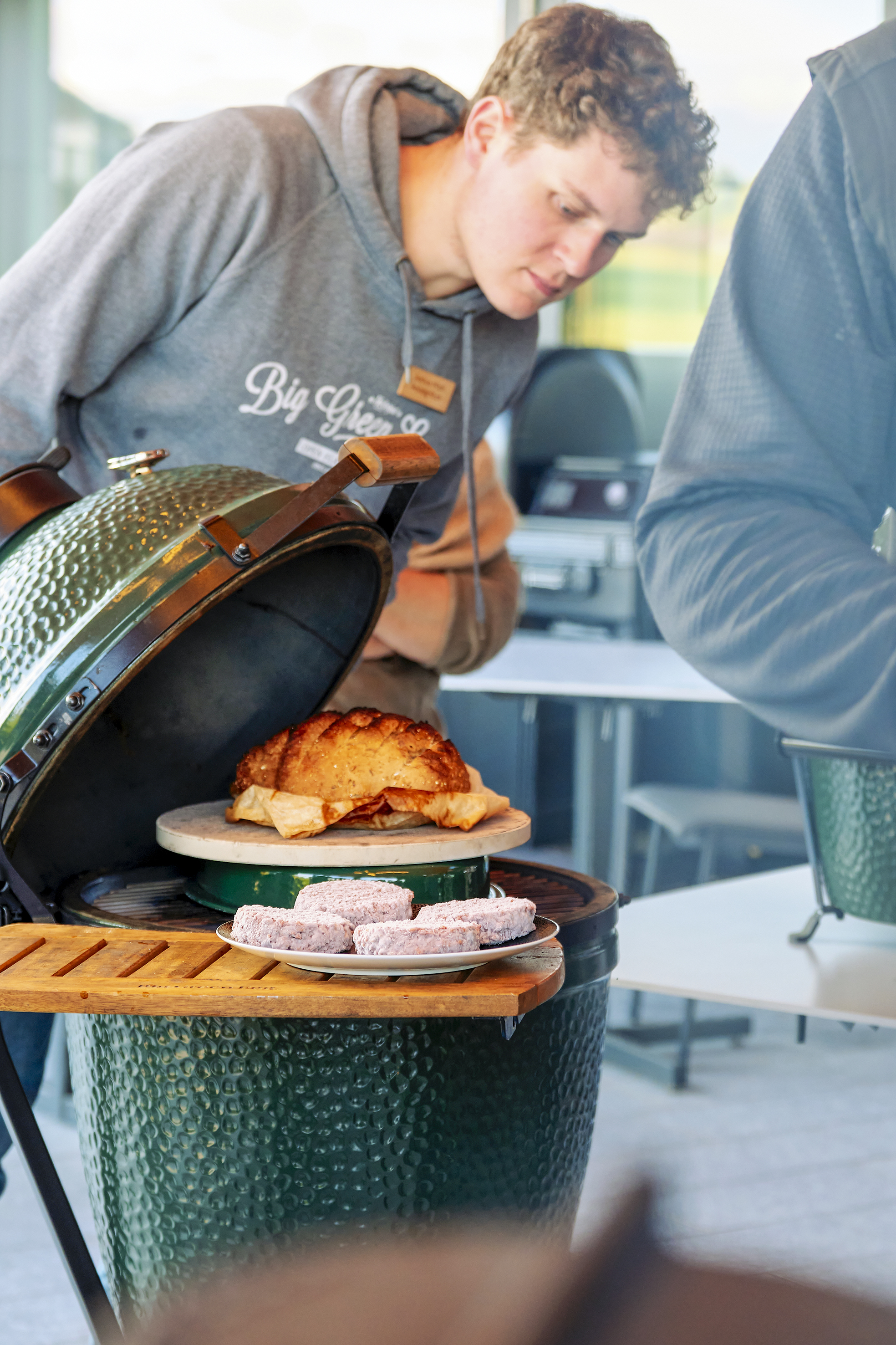 Auch ein Brot wurde auf dem Big Green Egg zubereitet.
