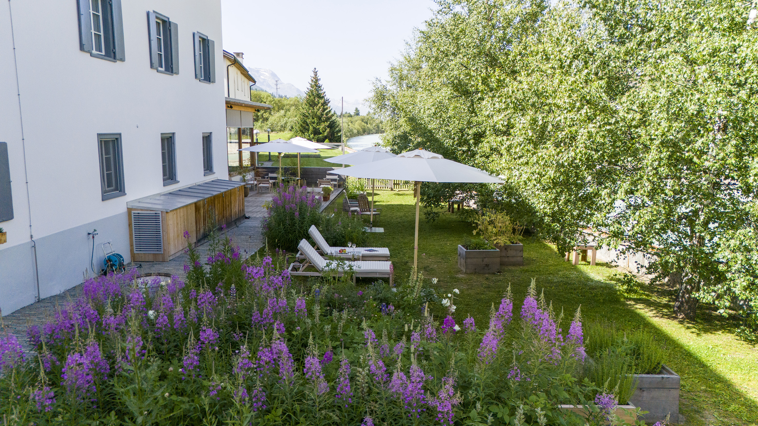 Garten Hotel Krone La Punt.