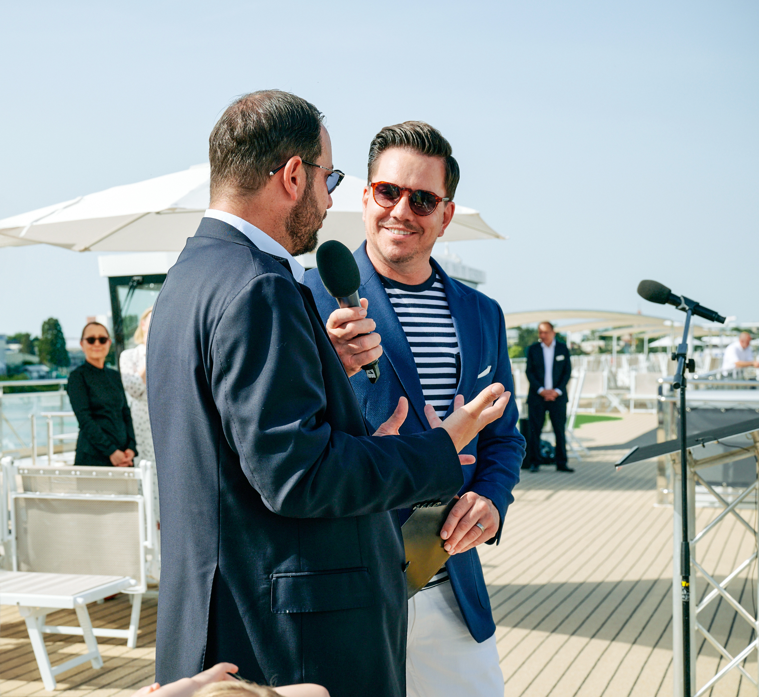 Moderator Sven Epiney führte gut gelaunt durch das Festprogramm.