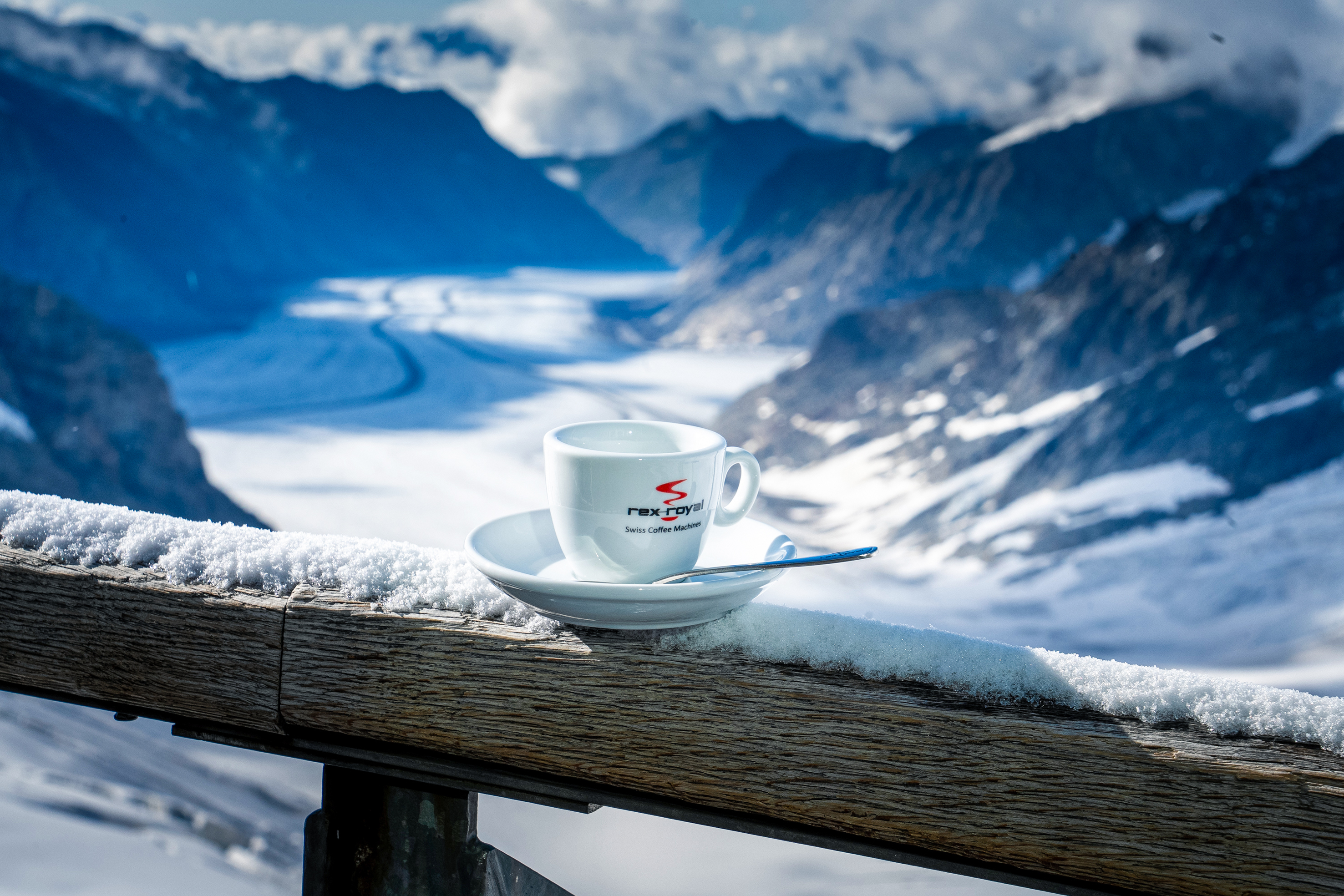 Für beste Kaffeequalität – auch auf 3454 m. ü. M. – wird die Brühtemperatur jeder Kaffeemaschine individuell eingestellt.