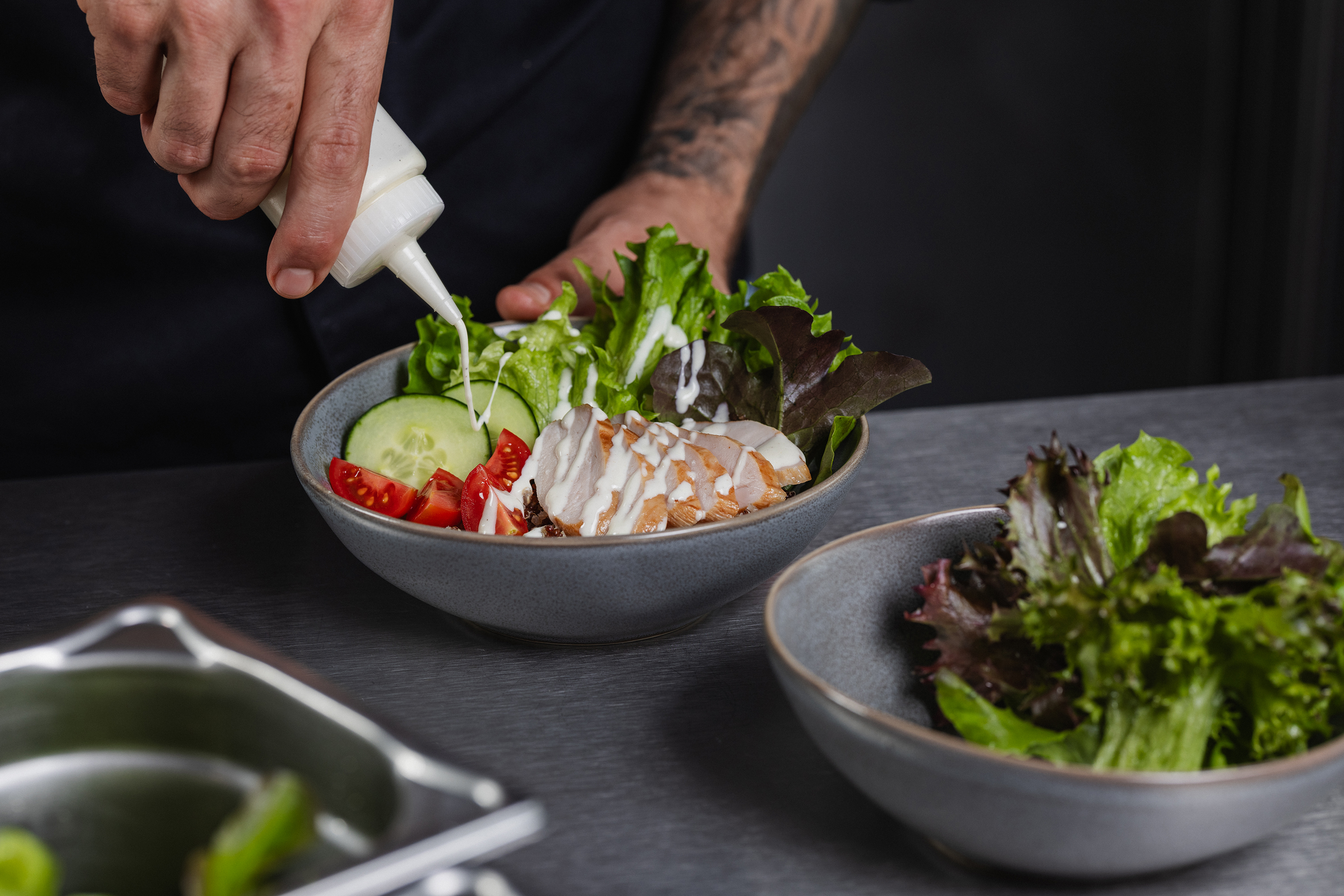 Salate individuell verfeinern.