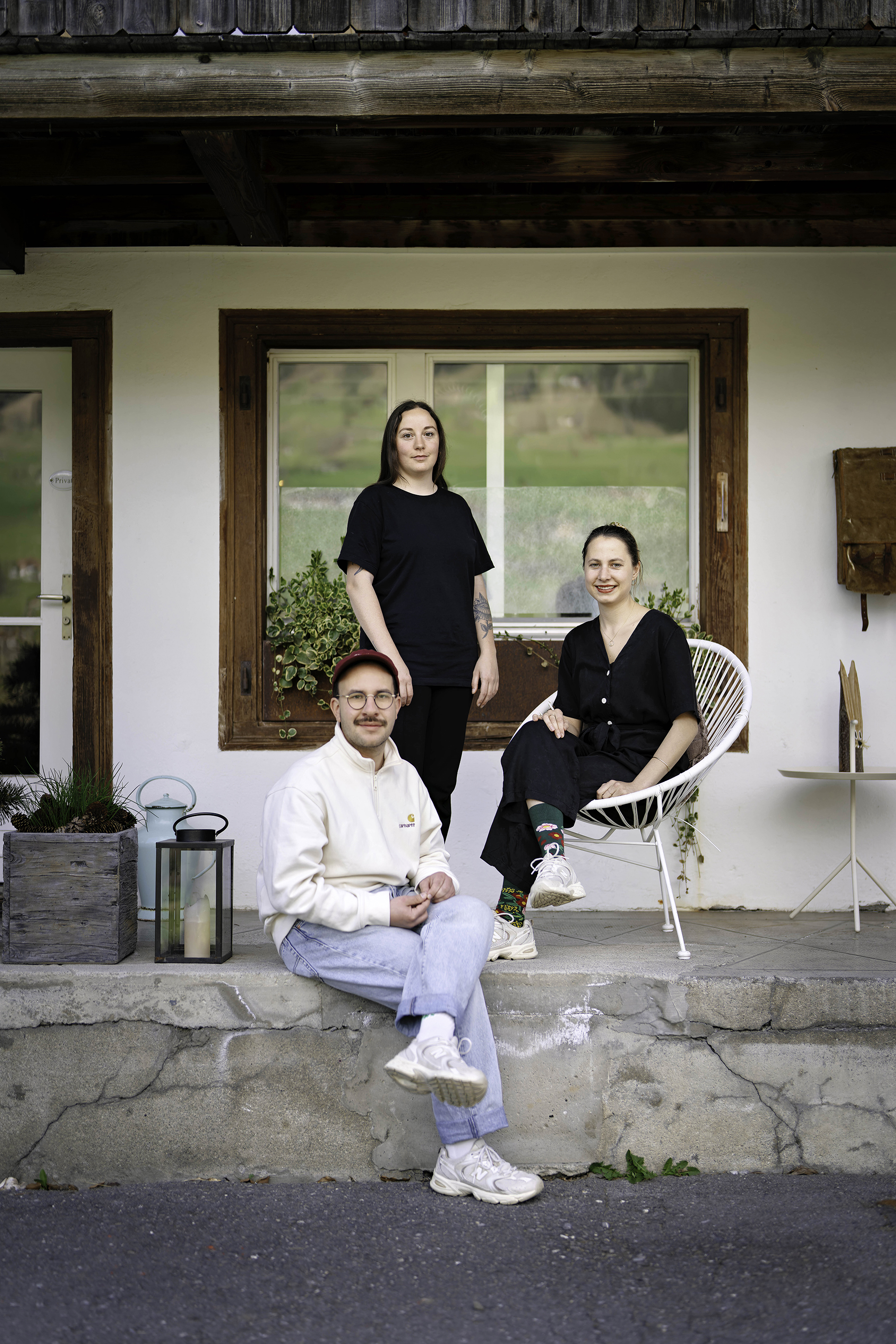 Die Gastgeber (v.l.): Raphael Simcic, Sjanca Oppliger und Magdalena Kossmann.