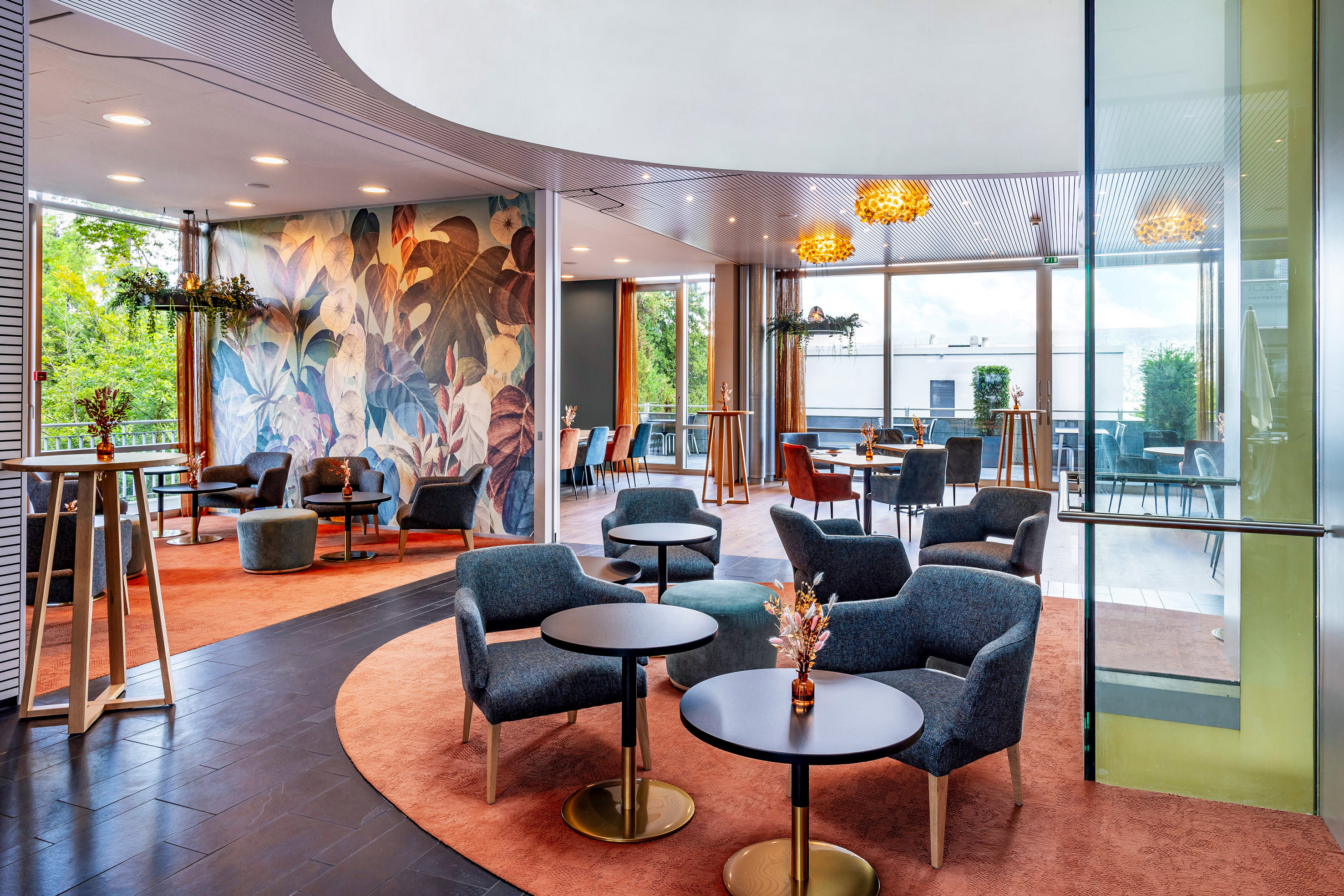 Neugestaltete Lobby im Hotel Sedartis.