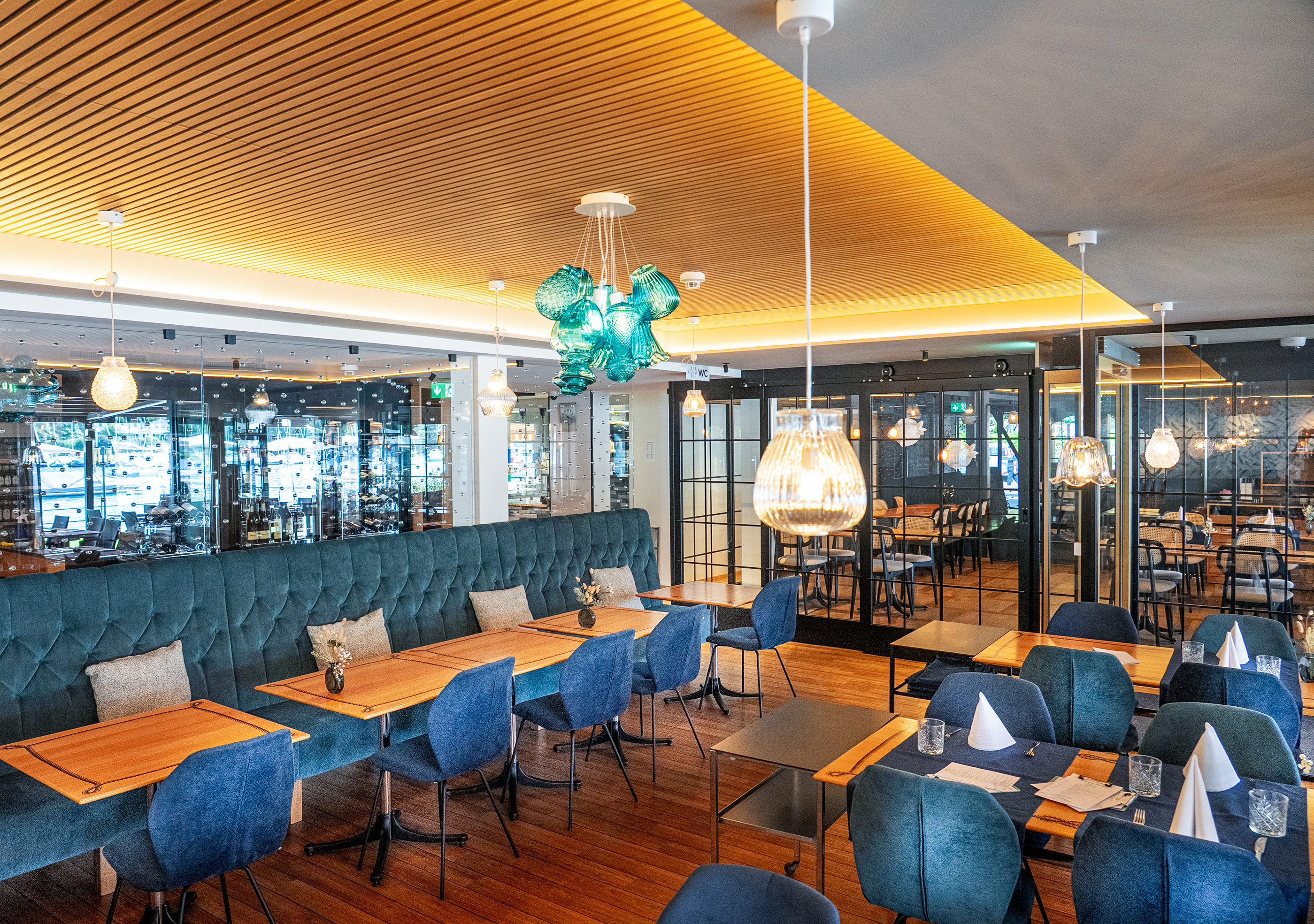 Das Bankett- und Frühstücksangebot wurde erneuert: Flexible Trennwände machen Räume für 20 bis 160 Gäste nutzbar.