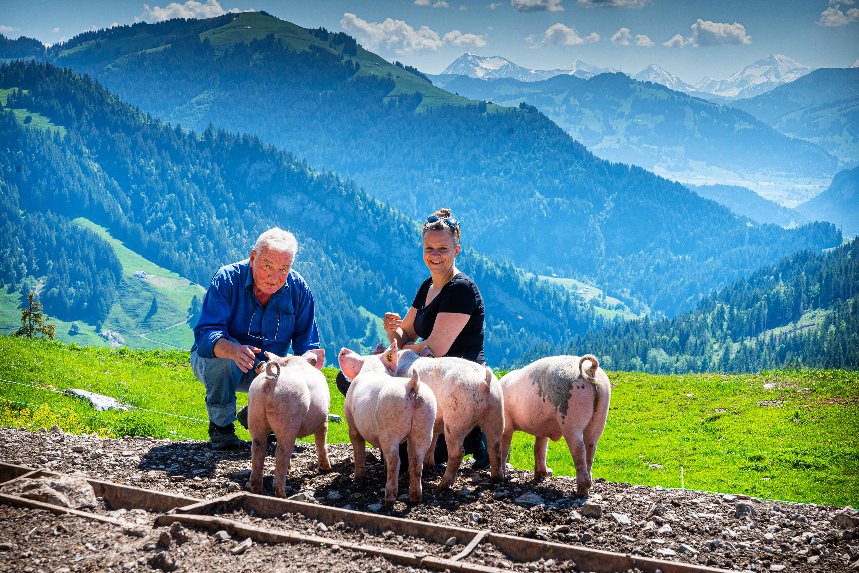 Eine partnerschaftliche Zusammenarbeit: Andrea Nina Thomet, Leiterin Marketing Eigenmarken & Kulinarik bei Transgourmet/Prodega, und Jakob Spring, Verwaltungsrat der Linus Silvestri AG.