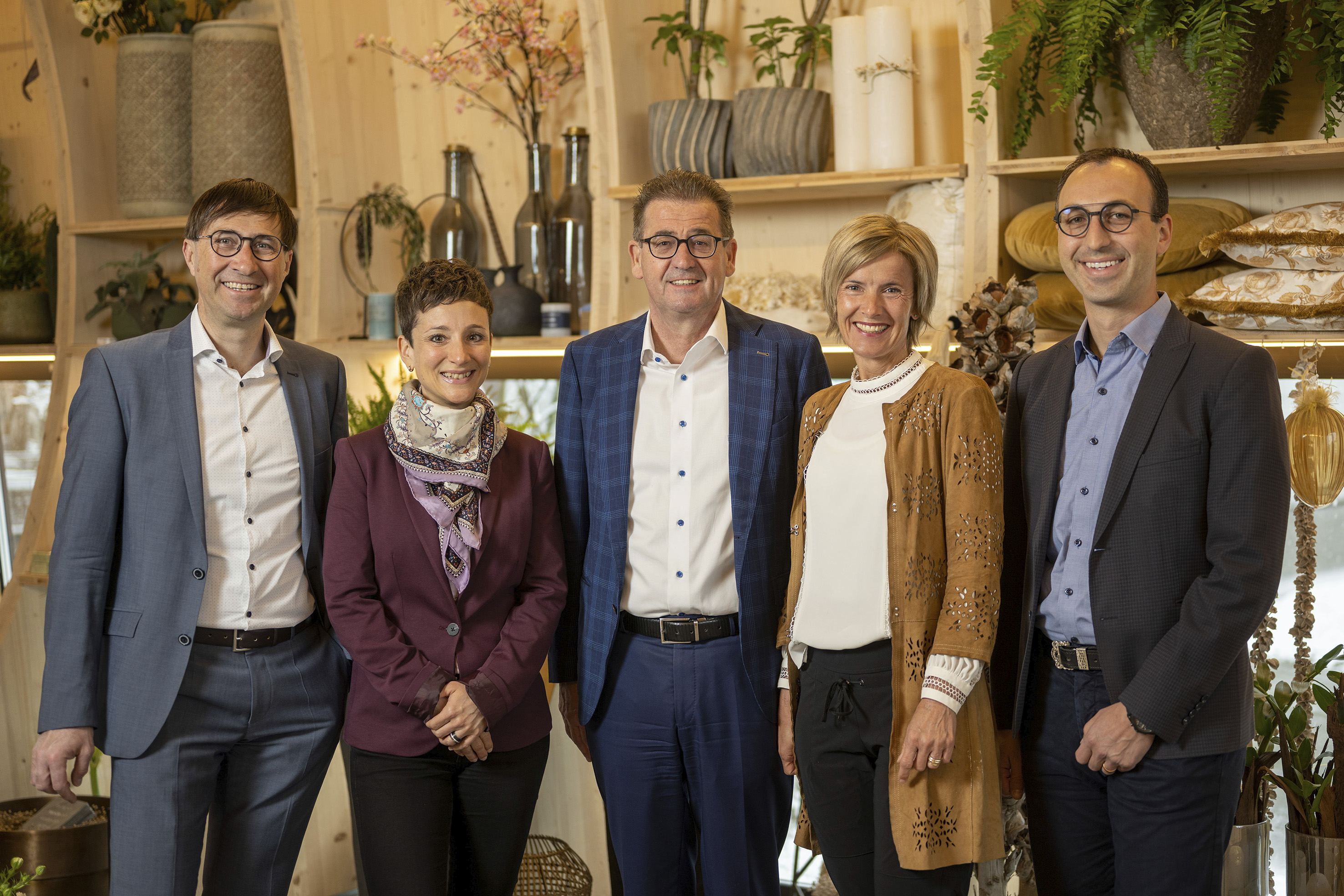 v.l.n.r. Roberto Wittwer, Andrea Eigenmann, Christian Lienhard, Damaris Lienhard, Christian Huber