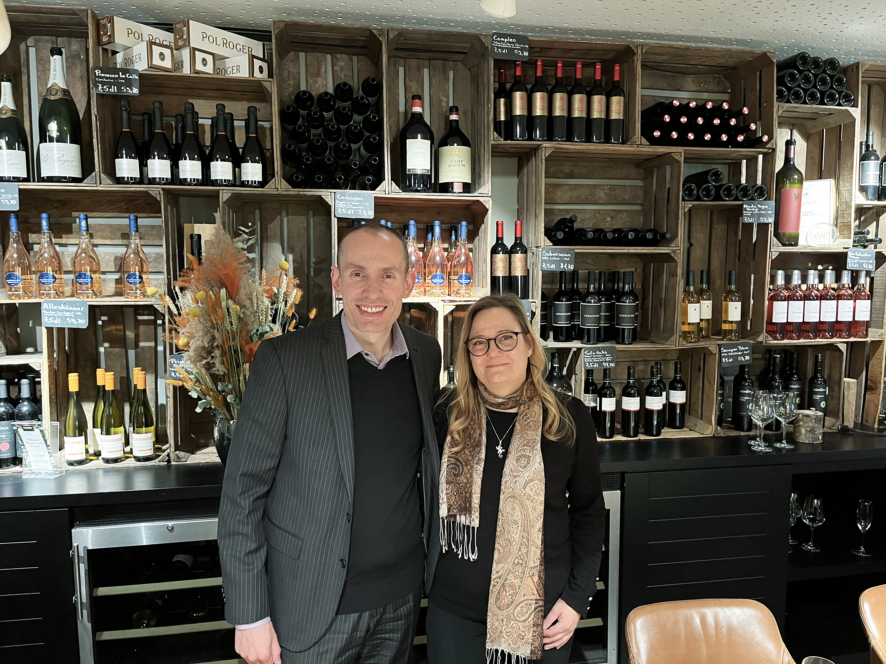 Polyana Plüss und Edouard Parlier.