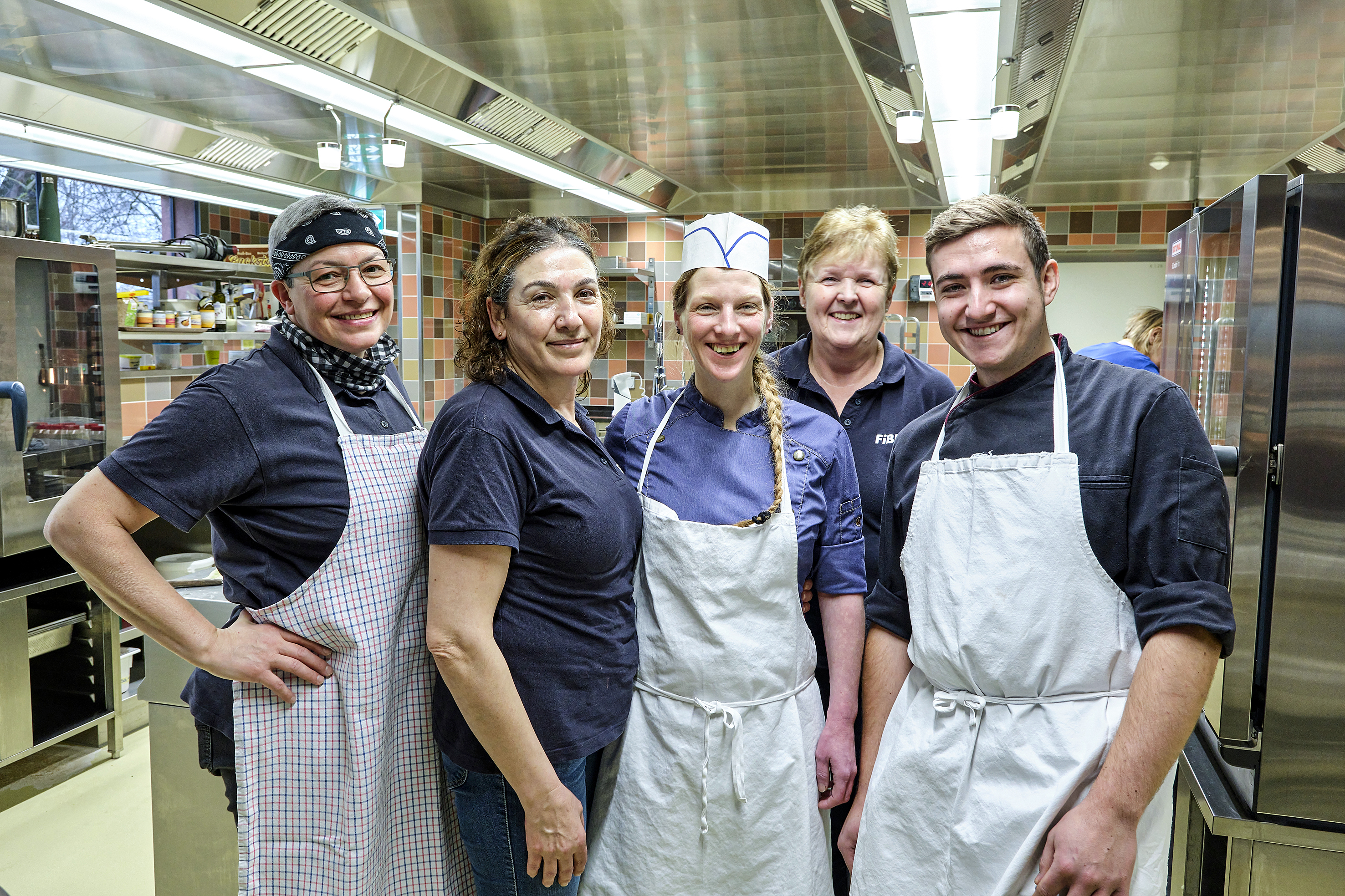 Das Küchenteam sorgt im FiBL-Restaurant täglich für frische und gesunde Menus.