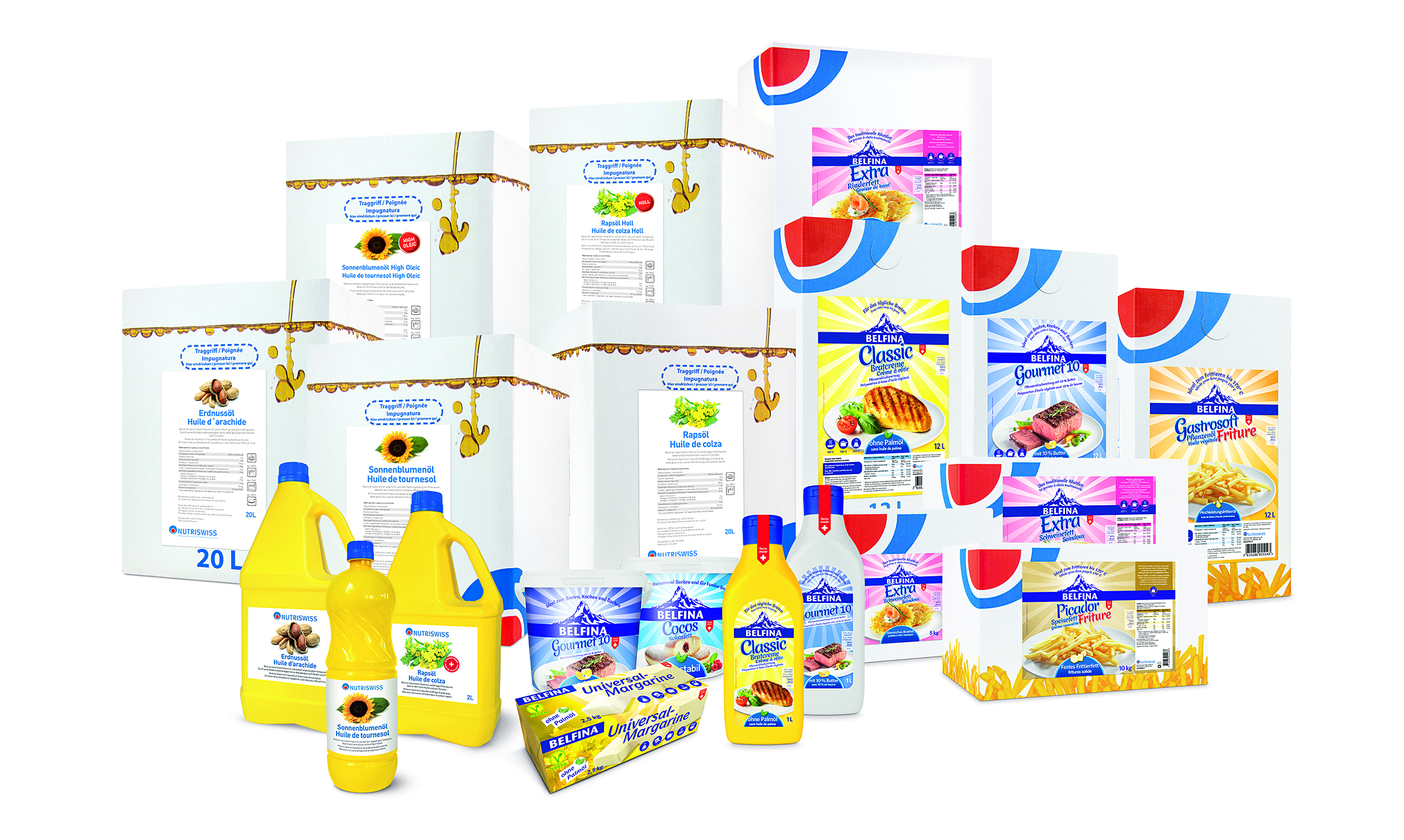 Das vielfältige Belfina Sortiment bietet hochklassige Lösungen für die unterschiedlichsten Applikationen in der Profiküche.