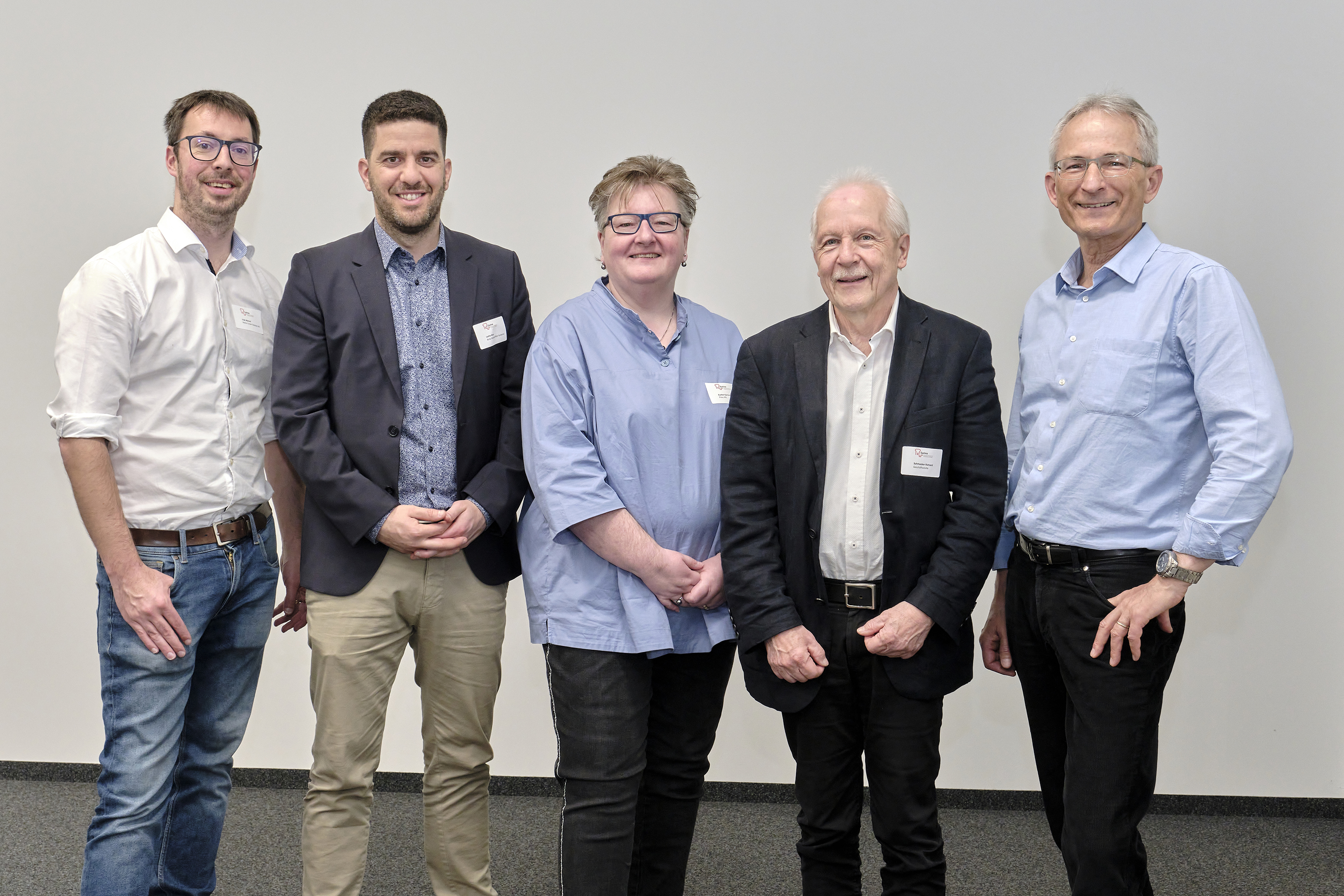Der Culina Vorstand (v.r.n.l.): Davor Bratoljic, Richard Schmocker, Cornelia Escher, Alan Lama und Marcel Früh.