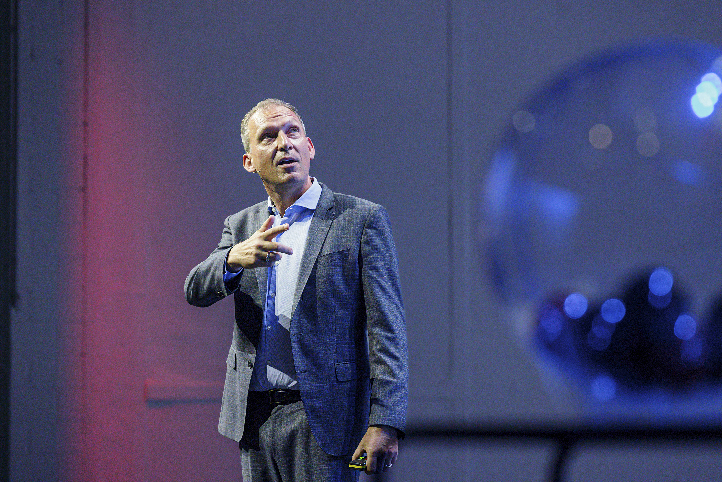 Der ehemalige NASA-Forschungsdirektor Thomas Zurbuchen anlässlich seines Referats.